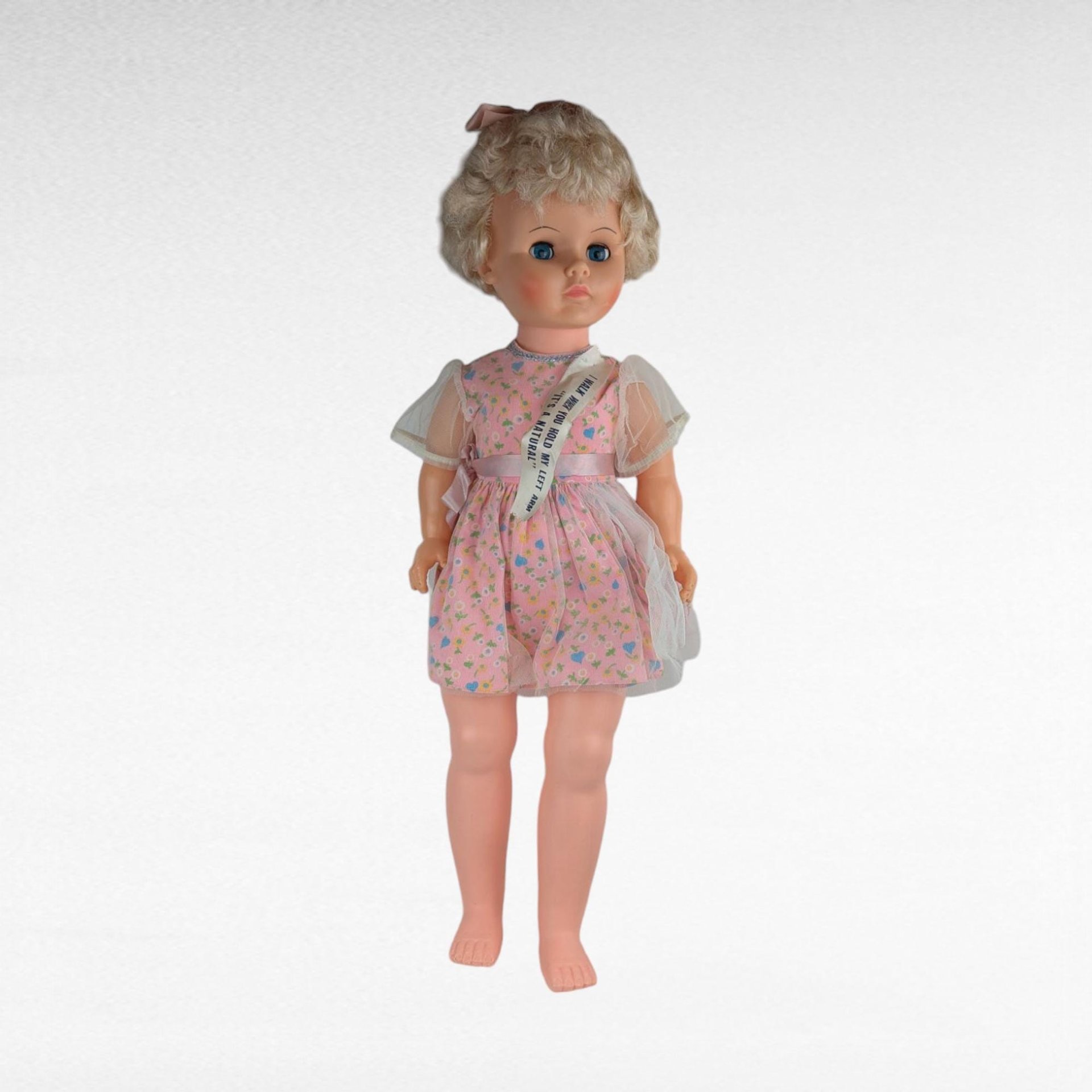 Vintage 1960s Walking Plastic Doll