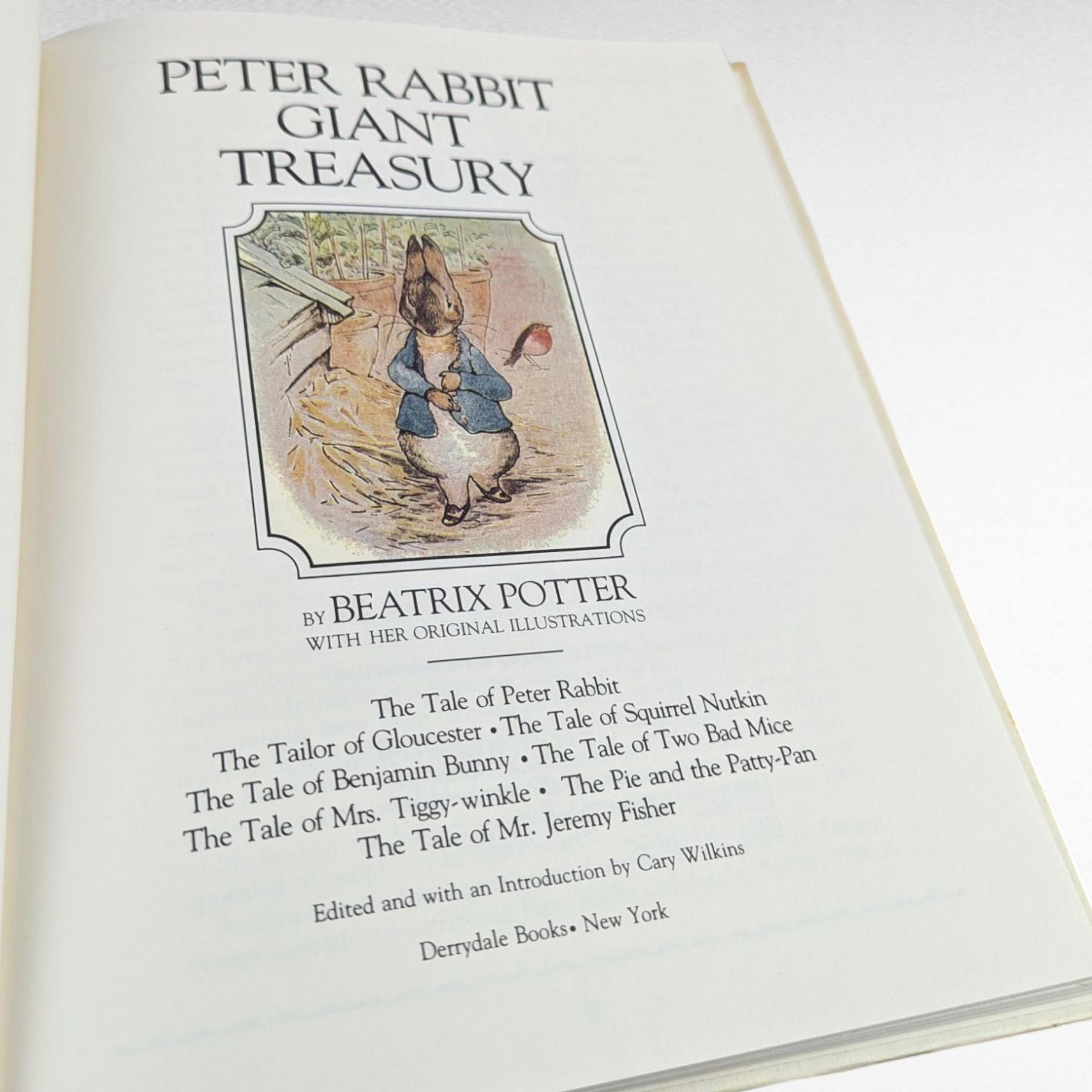 1980 Peter Rabbit Giant Treasury by Beatrix Potter, Vintage Children's Book with Original Illustrations, Hardcover, Gift for Nursery Decor