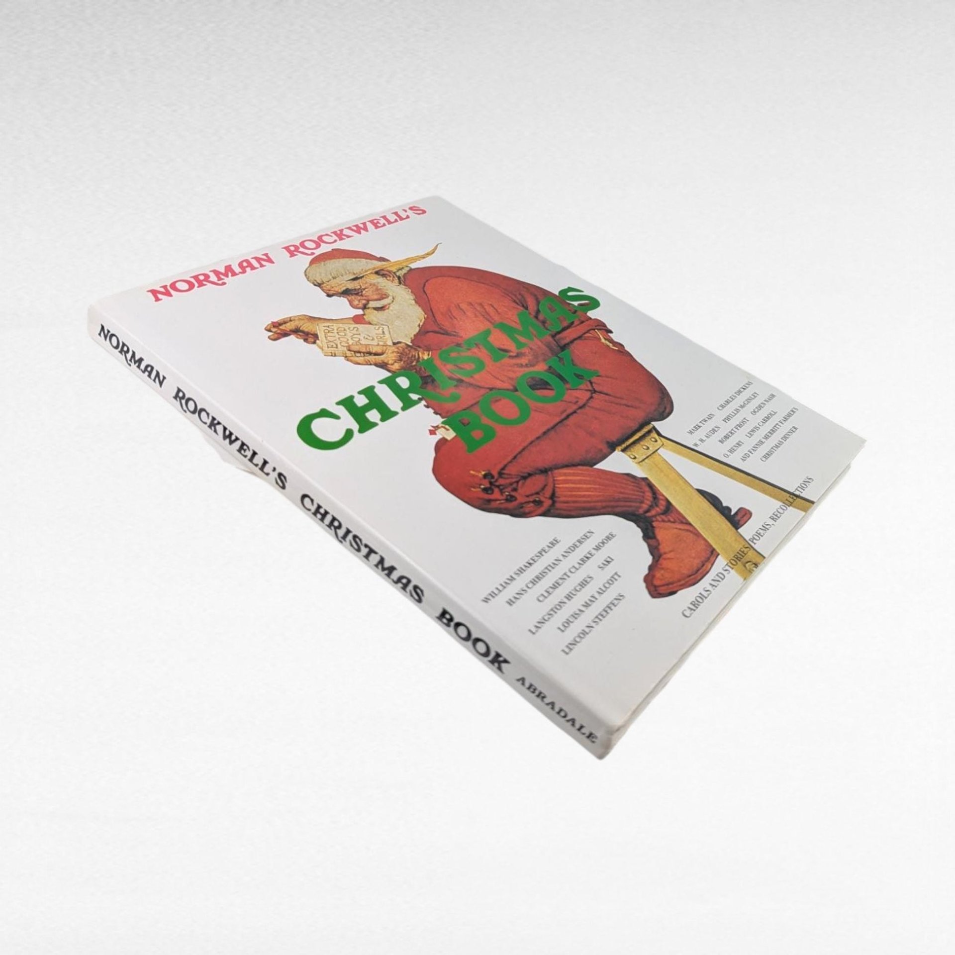 1993 Norman Rockwell's Christmas Book, Hardcover, Vintage Holiday Book, Gift for Art Lovers