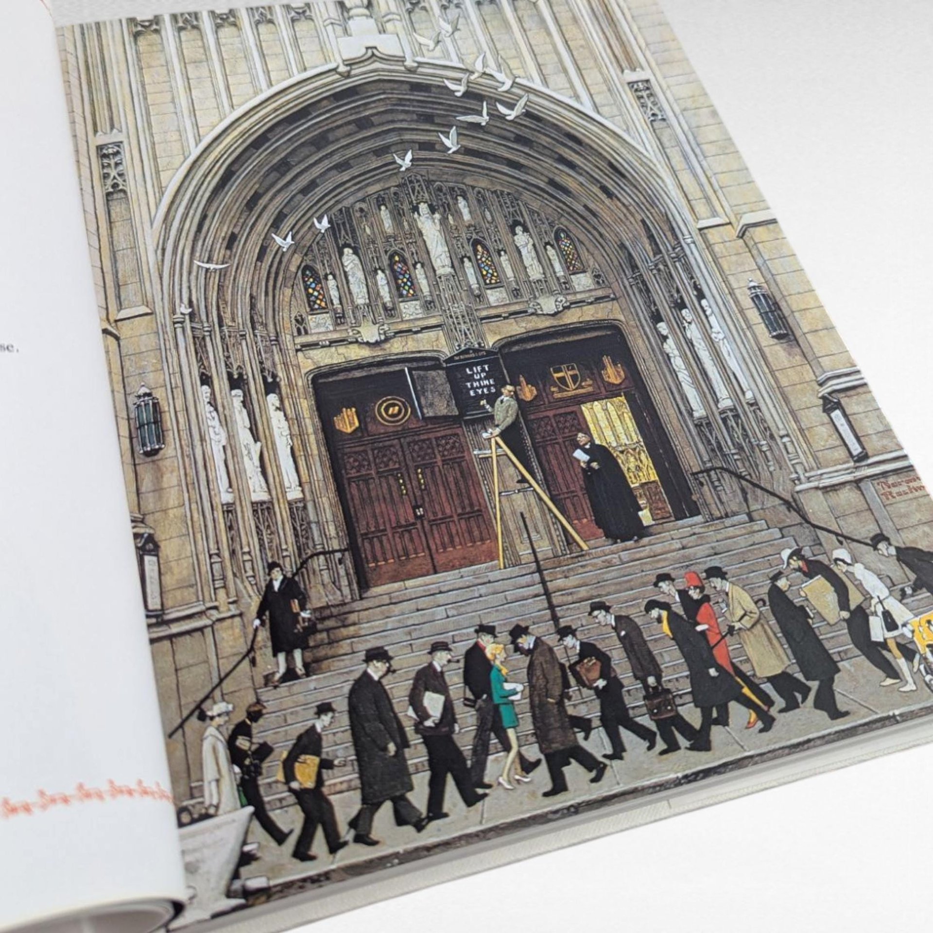 1993 Norman Rockwell's Christmas Book, Hardcover, Vintage Holiday Book, Gift for Art Lovers