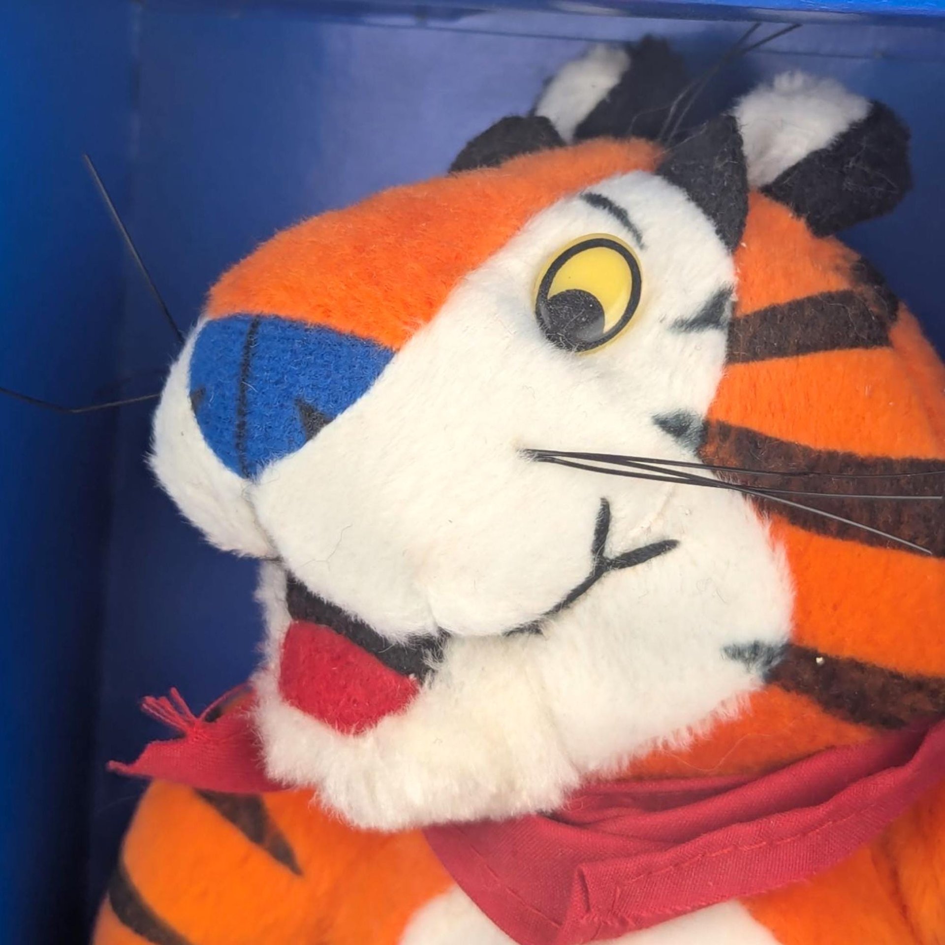 1997 Tony the Tiger Plush Toy, Frosted Flakes Mascot, Vintage Kellogg's Plush, Collectible Toy, Advertising Character