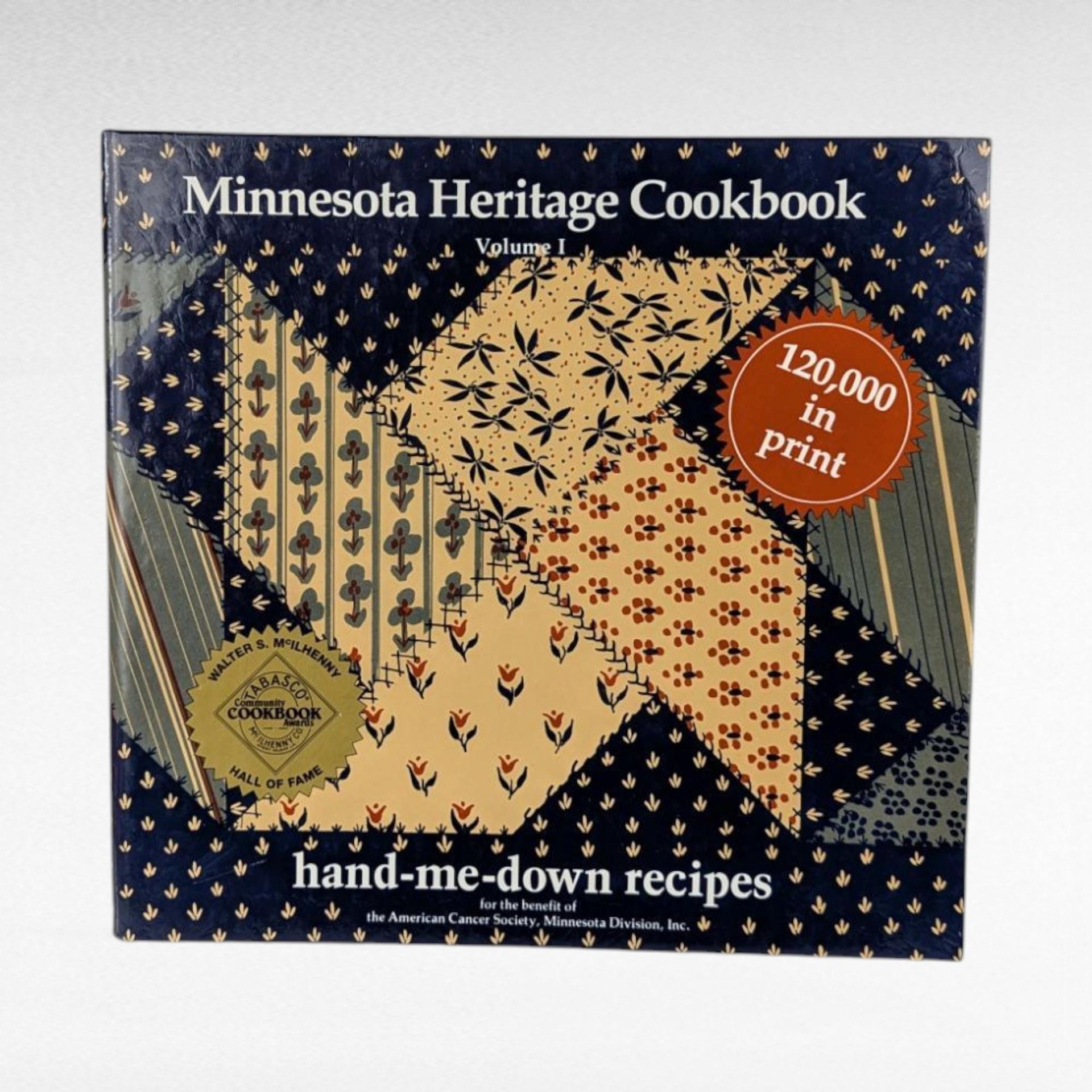 1979 Minnesota Heritage Cookbook, Volume I, Hardcover, Community Recipes, Charity Cookbook, Gift for Home Cook