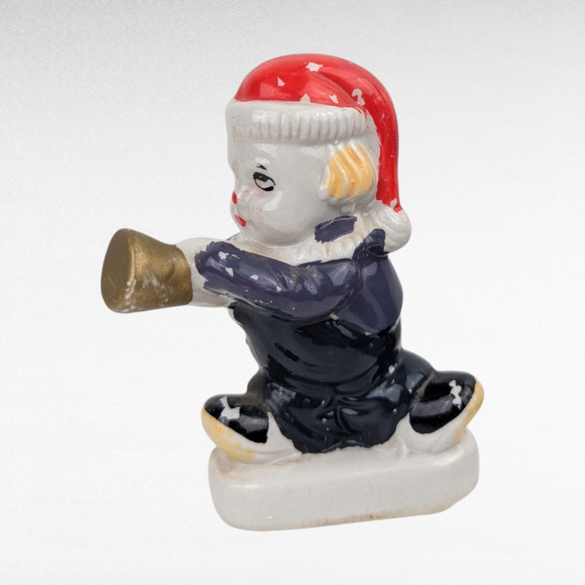 Vintage Ceramic Clown Band Figurines, Set of 3, Musical Clowns, Collectible Clown Decor, Made in China
