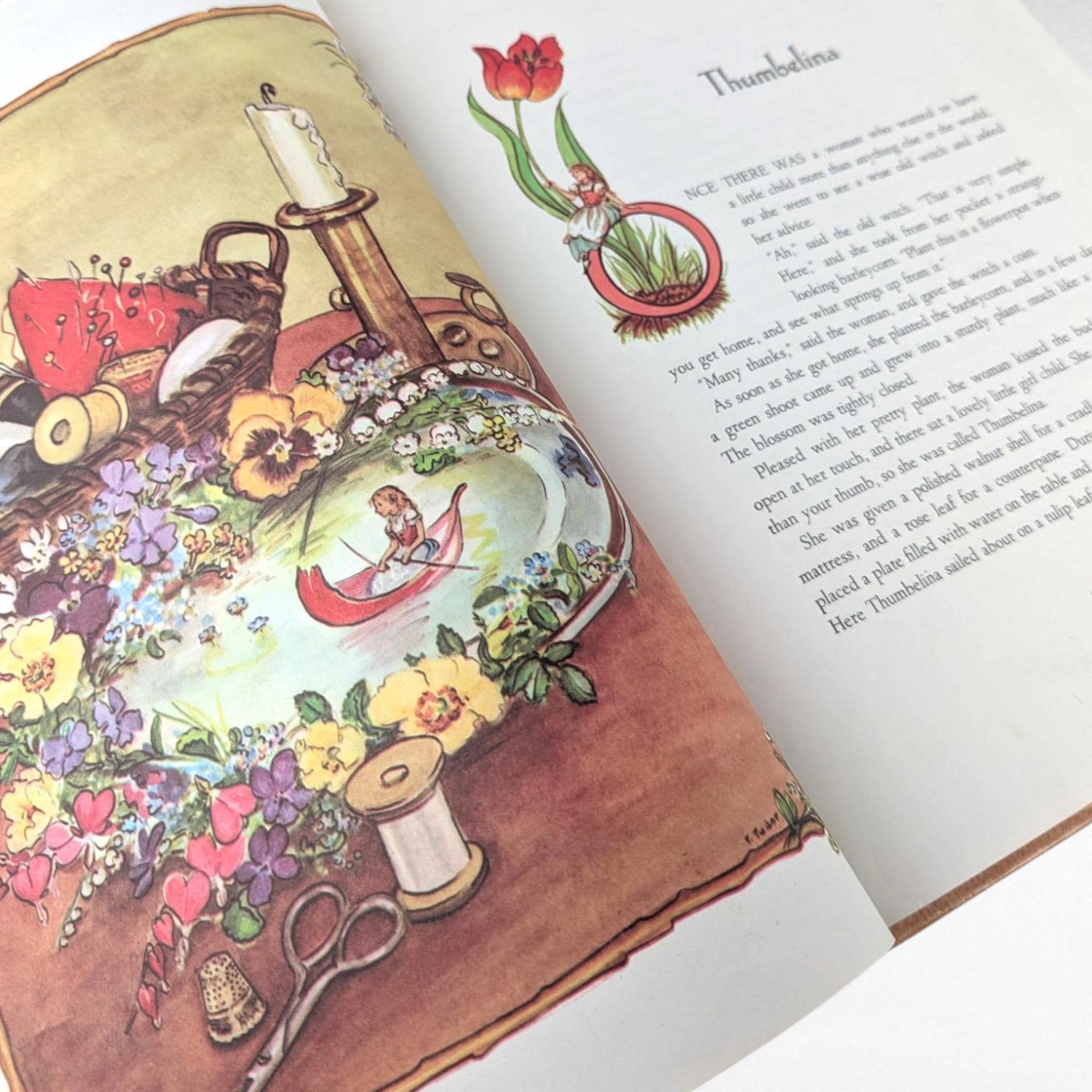 1980 Tasha Tudor Book of Fairy Tales Hardcover, Illustrated Children's Classic, Collectible Art Book, Gift for Tudor Fan