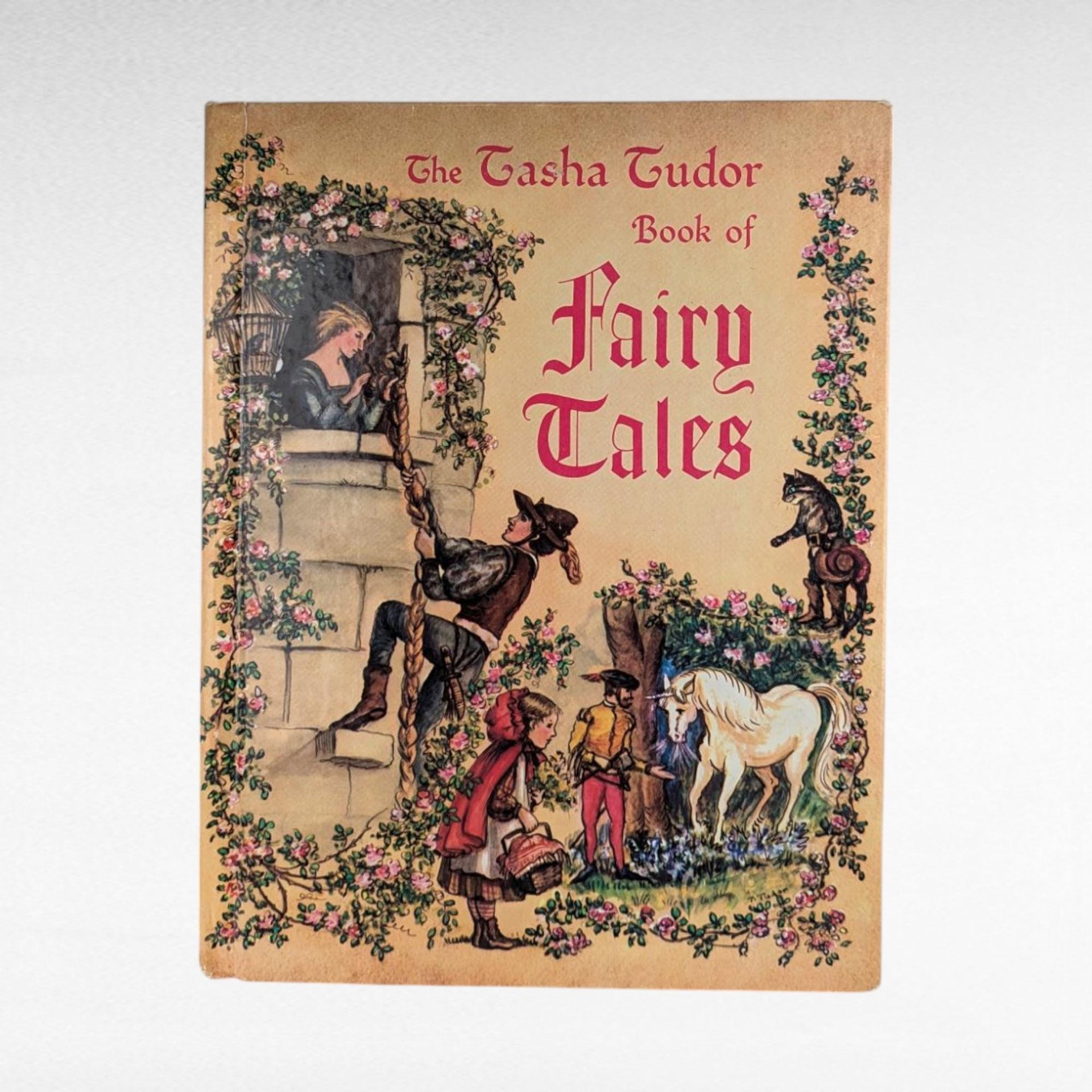 1980 Tasha Tudor Book of Fairy Tales Hardcover, Illustrated Children's Classic, Collectible Art Book, Gift for Tudor Fan