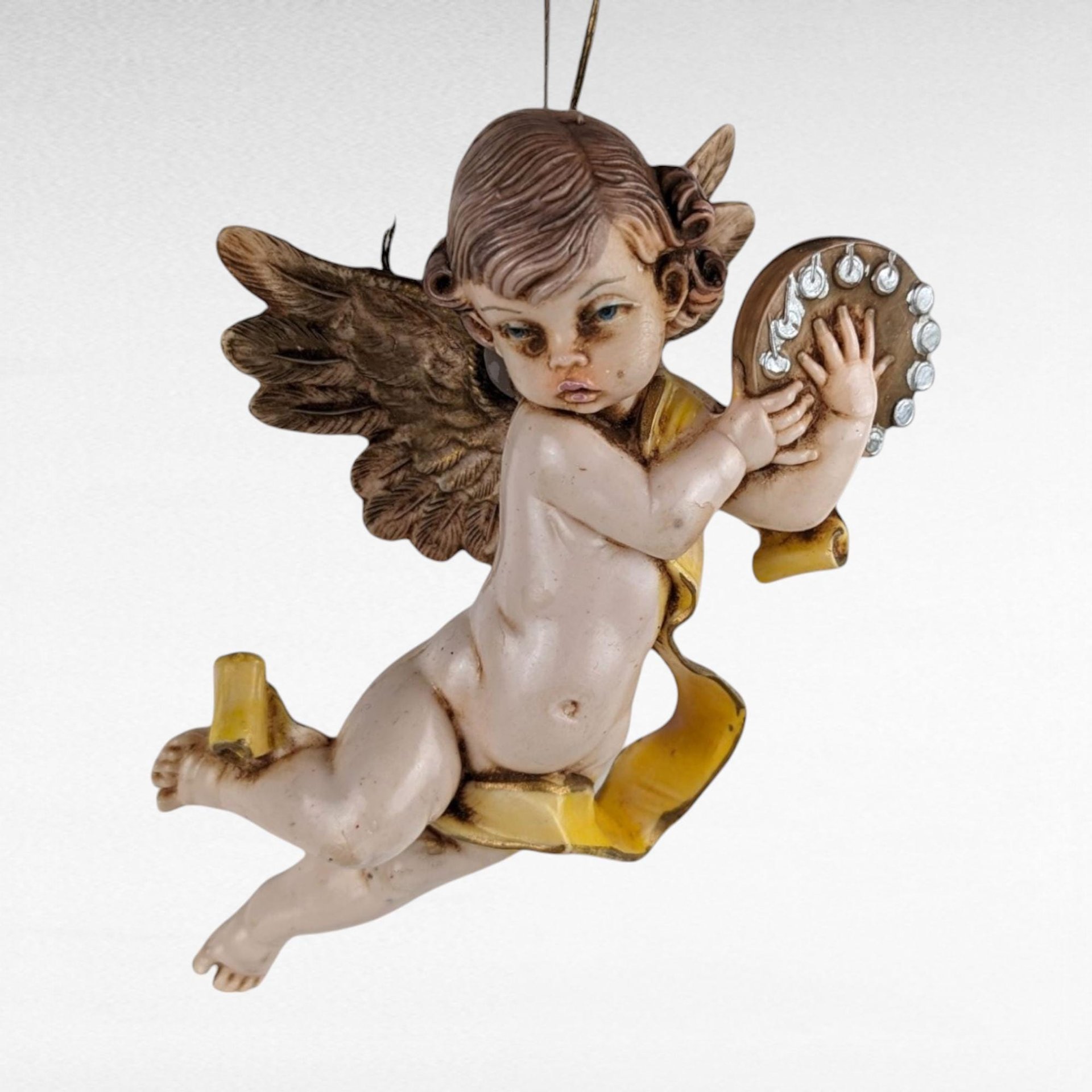 Vintage Christmas Angel Lot, Madonna Ornament, Cherub, Pewter Snowflake, Praying Boy, Crystal Pewter Cross, Holiday Decor