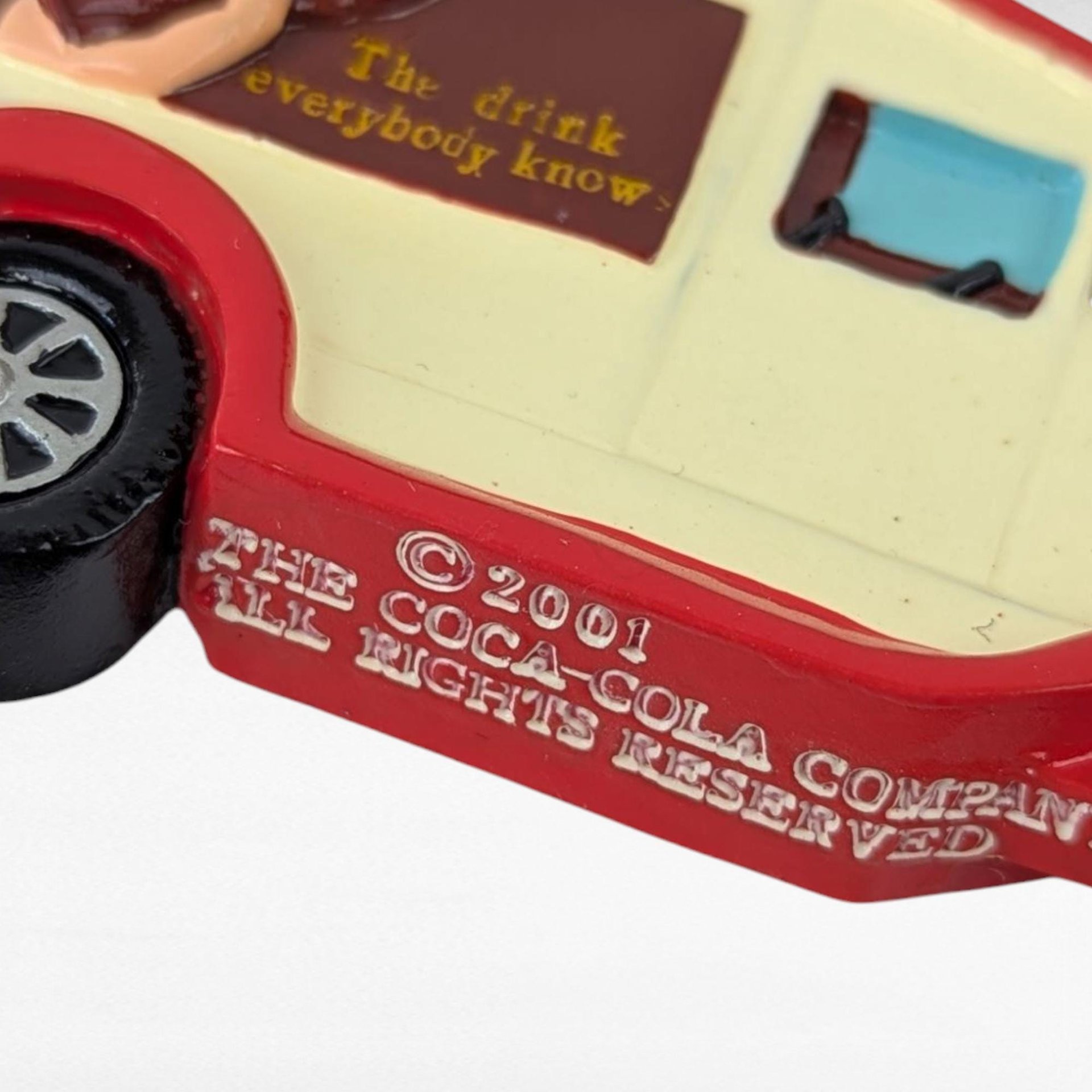 2001 Kurt Adler Coca-Cola Ornament Set, 4 Piece, Truck and Car Ornaments, Collectible Christmas Decor