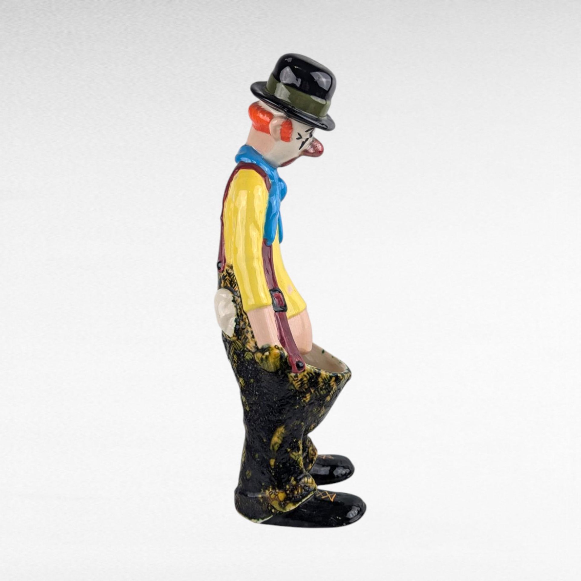Vintage Ceramic Clown Planter, Winnemucca NV, Martinis Hotel, 12.5 Inch Tall, Unique Novelty Planter, Collectible Home Decor