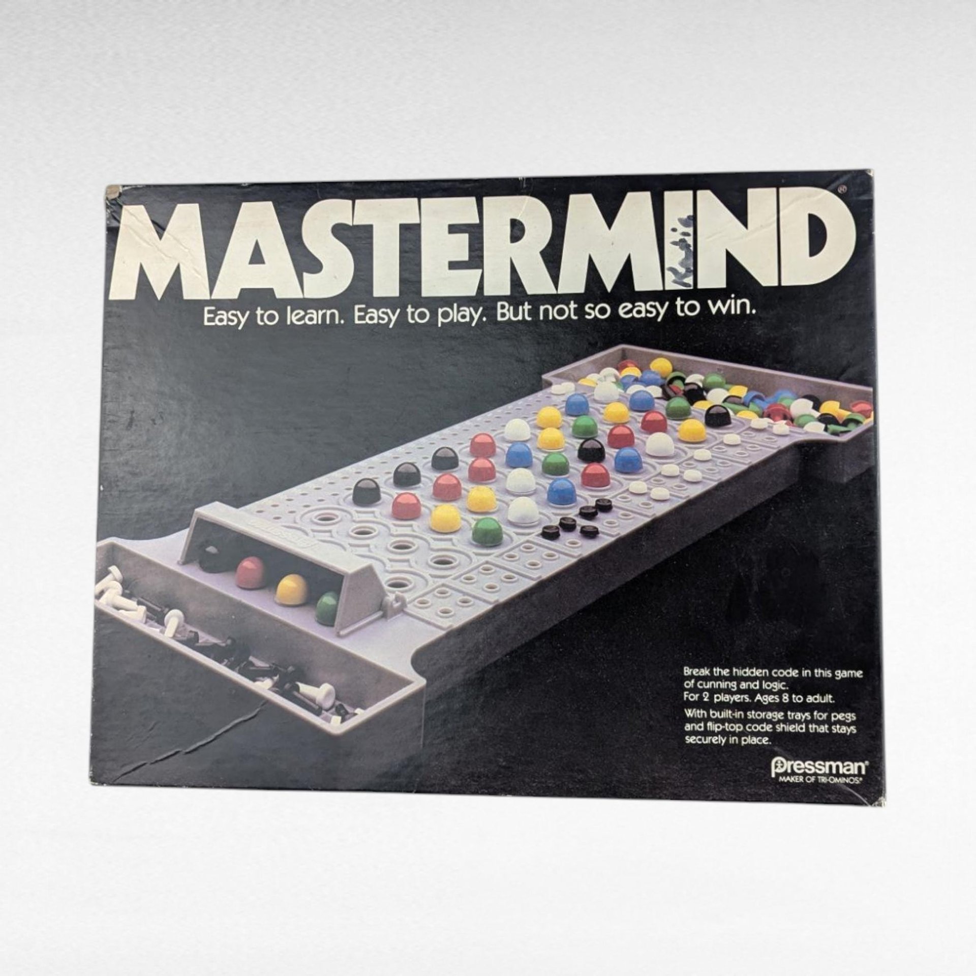 1981 Mastermind Game, Complete with Pegs and Instructions, Vintage Board Game, Classic Logic Game, Gift for Puzzle Lovers