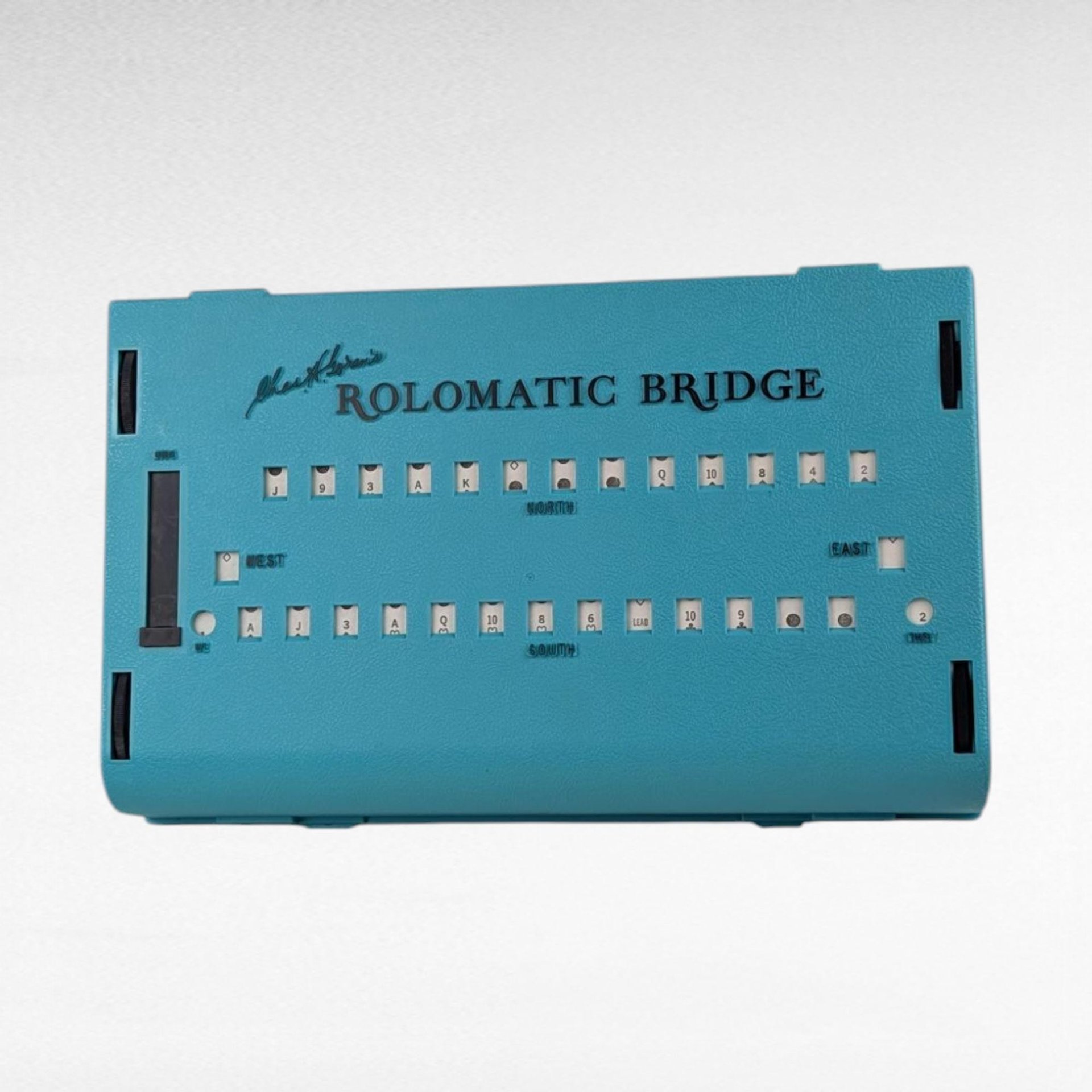 Vintage 1960s MB Chas Goren's Rolomatic Bridge Machine, Beginner Bridge Learning Tool, Classic Board Game, Gift for Bridge Enthusiasts