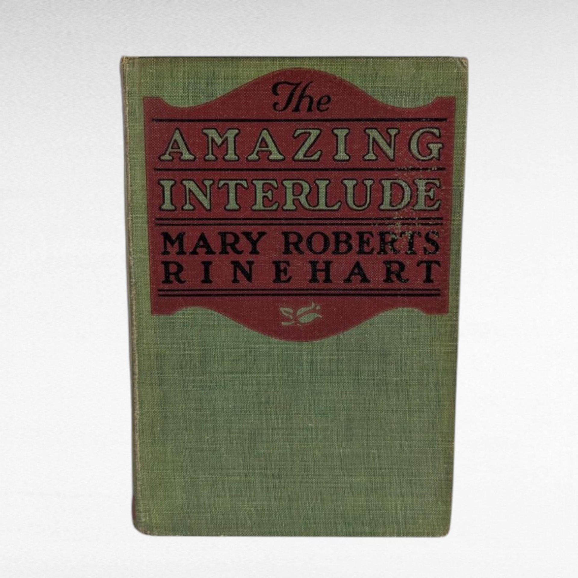 1918 "The Amazing Interlude" Hardcover Book by Mary Roberts Rinehart, Antique Novel, Historical Fiction, Vintage Literature