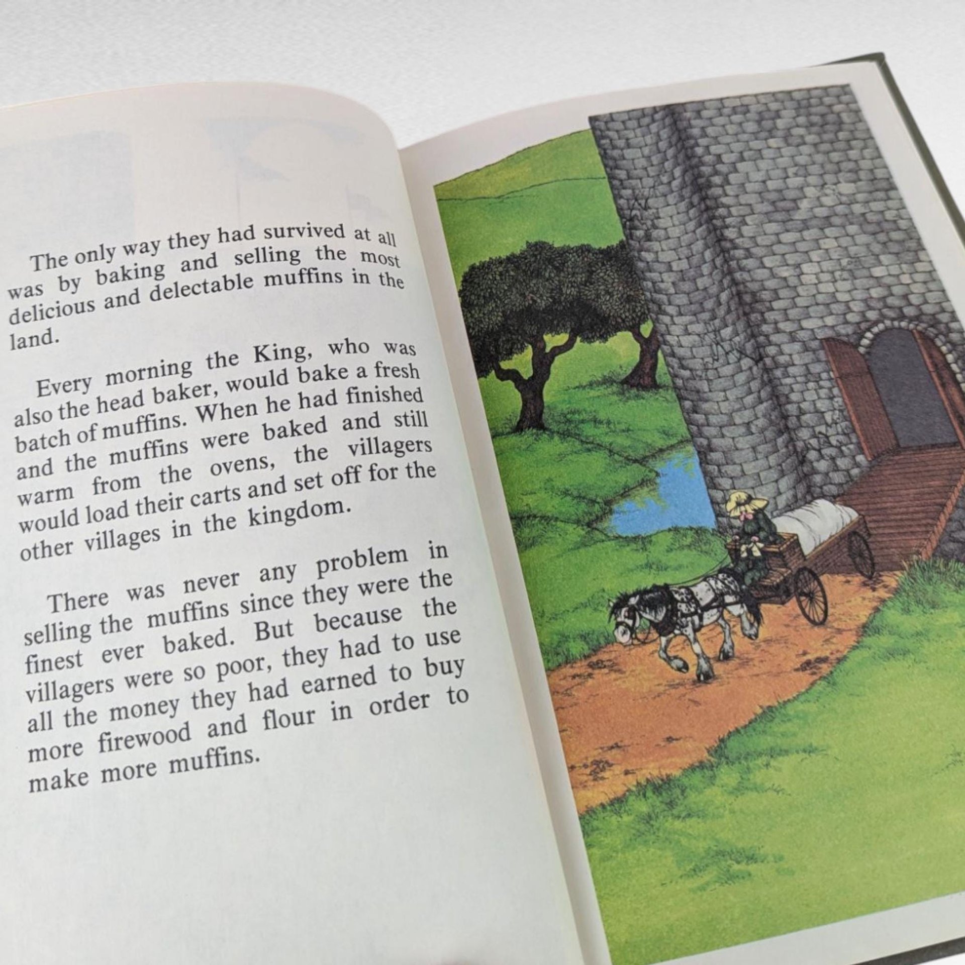 1974 The Muffin Muncher Hardcover Book, Stephen Cosgrove, Vintage Children's Book, Dragon Story, Collectible Kids Book, Illustrated Book