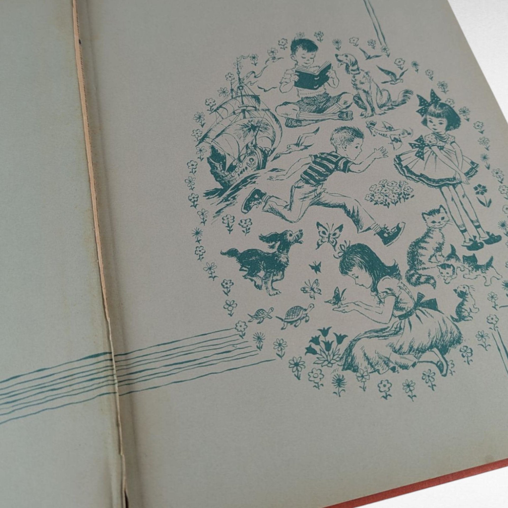 1955 Big Big Storybook, Whitman Publishing Hardcover, Classic Children's Stories, Collectible Book, Gift for Nostalgia Lover