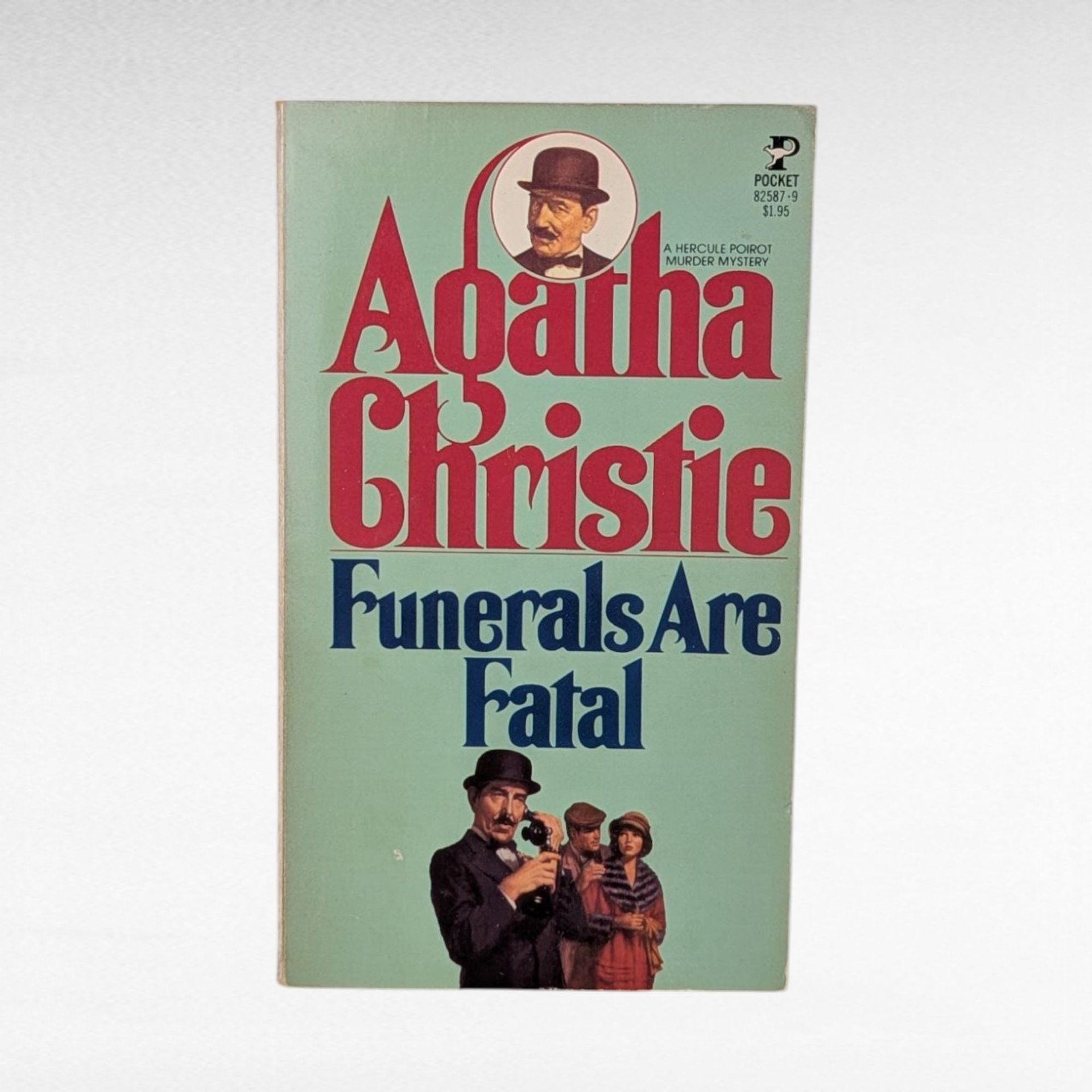 Vintage Agatha Christie Softcover Set, 9 Mystery Books, Collectible Crime Fiction, Gift for Book Lover, Paperback Novels