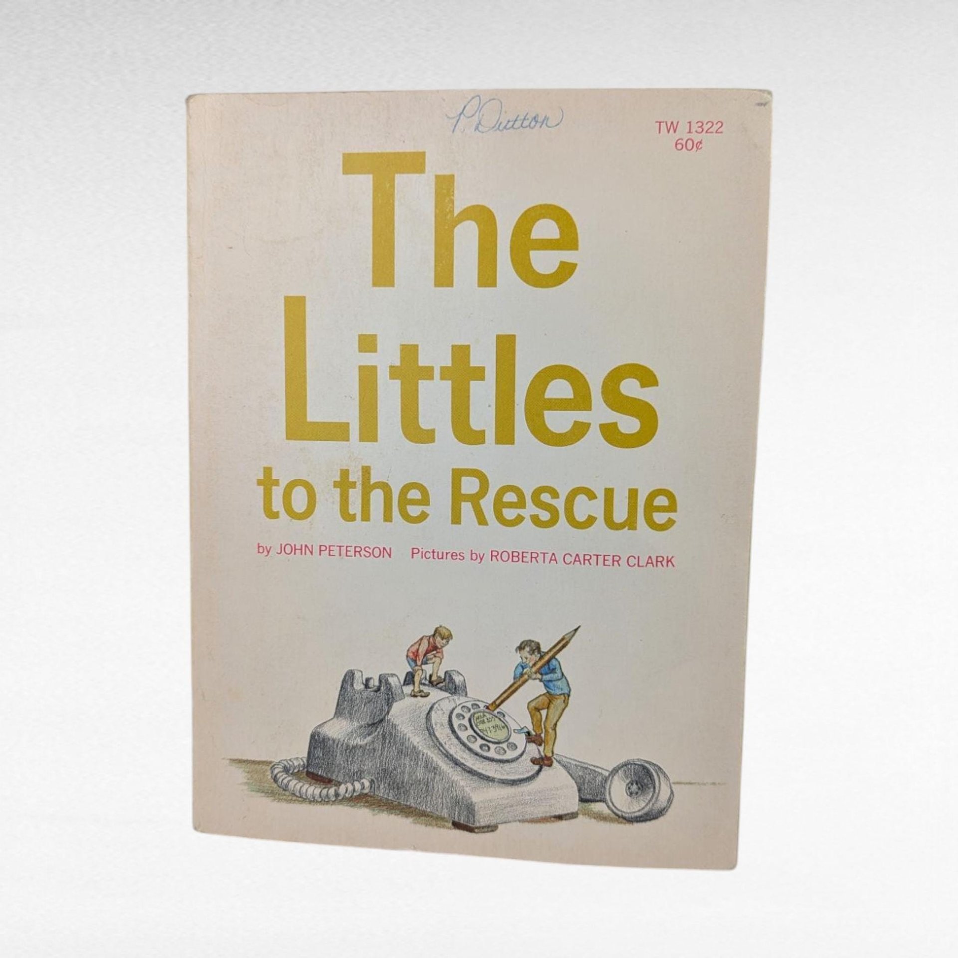 Vintage 1968 The Littles to the Rescue Book Scholastic Softcover Illustrated Children's Storybook Gift for Kids Nostalgic Reading