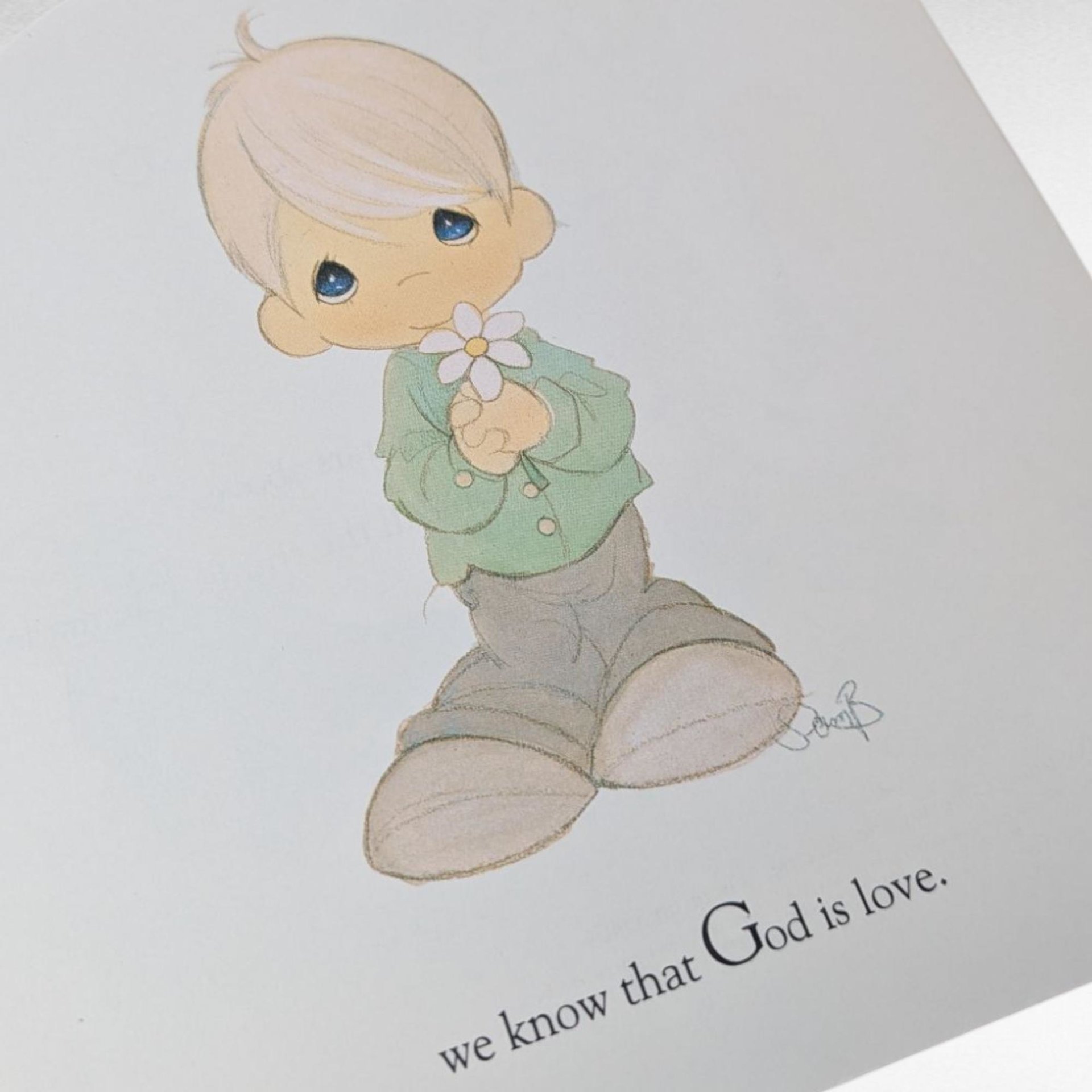 1992 Precious Moments Book, What a Wonderful World Golden Book, Collectible Children's Book, Gift for Nursery