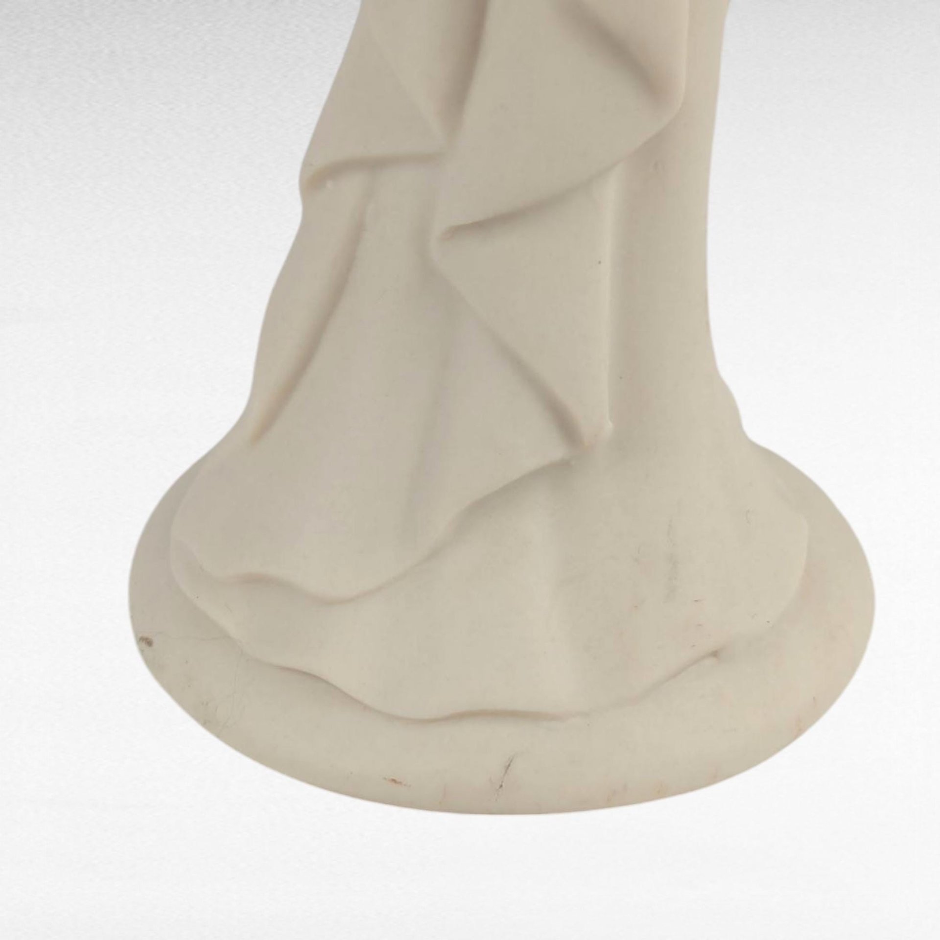 Vintage Bisque Porcelain Lady Figurine, Elegant Dress & Wide Hat, 10 Inch Tall, Classic Home Decor, Gift for Her
