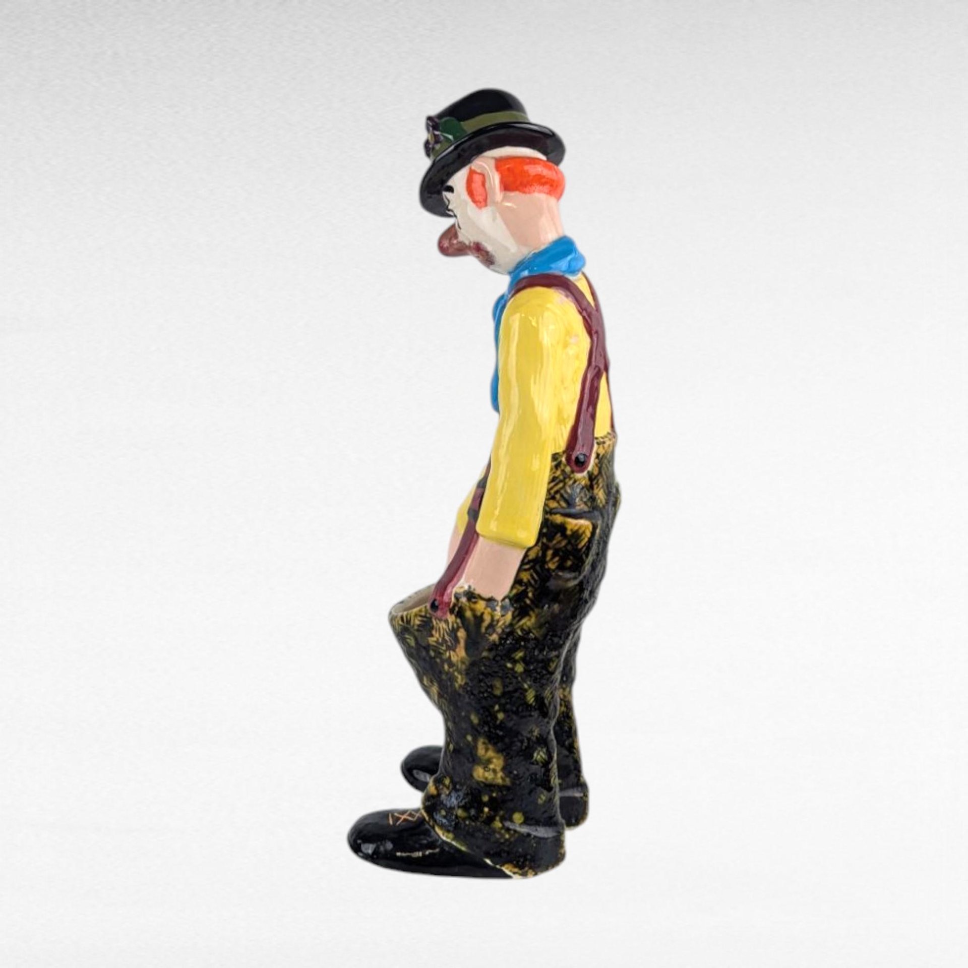 Vintage Ceramic Clown Planter, Winnemucca NV, Martinis Hotel, 12.5 Inch Tall, Unique Novelty Planter, Collectible Home Decor