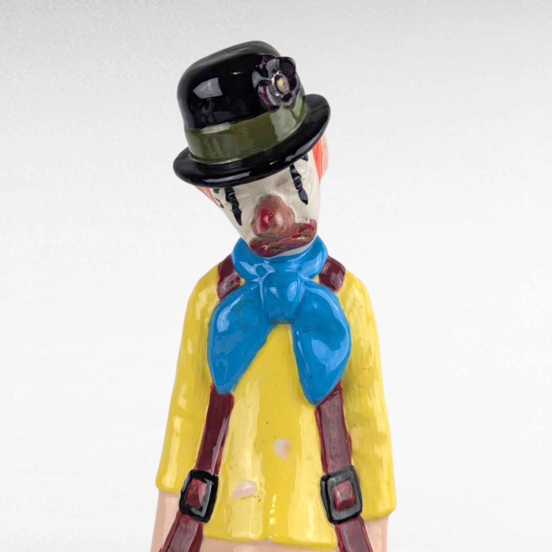 Vintage Ceramic Clown Planter, Winnemucca NV, Martinis Hotel, 12.5 Inch Tall, Unique Novelty Planter, Collectible Home Decor