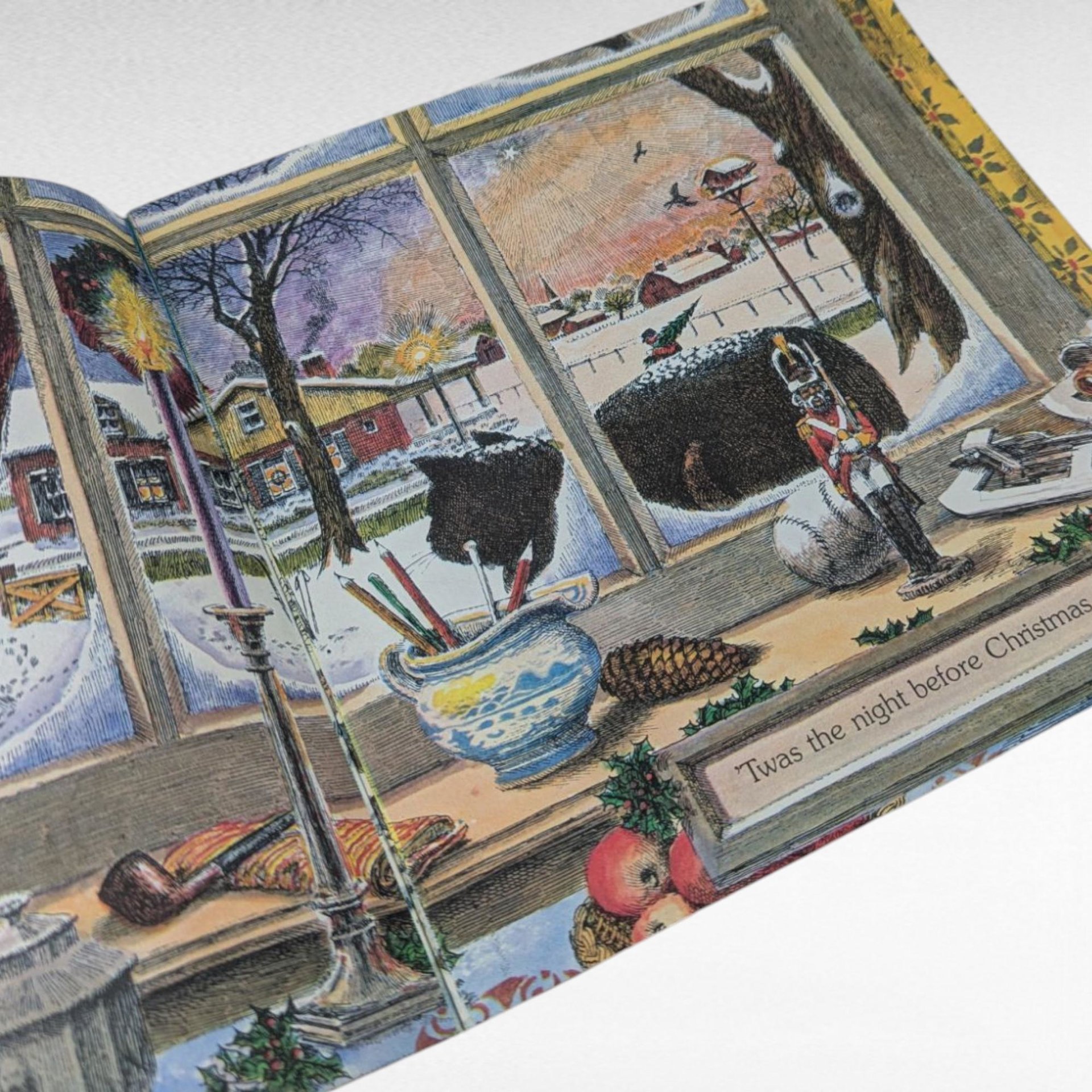 1975 Night Before Christmas Softcover, Illustrated by Douglas Gorsline, Vintage Holiday Book
