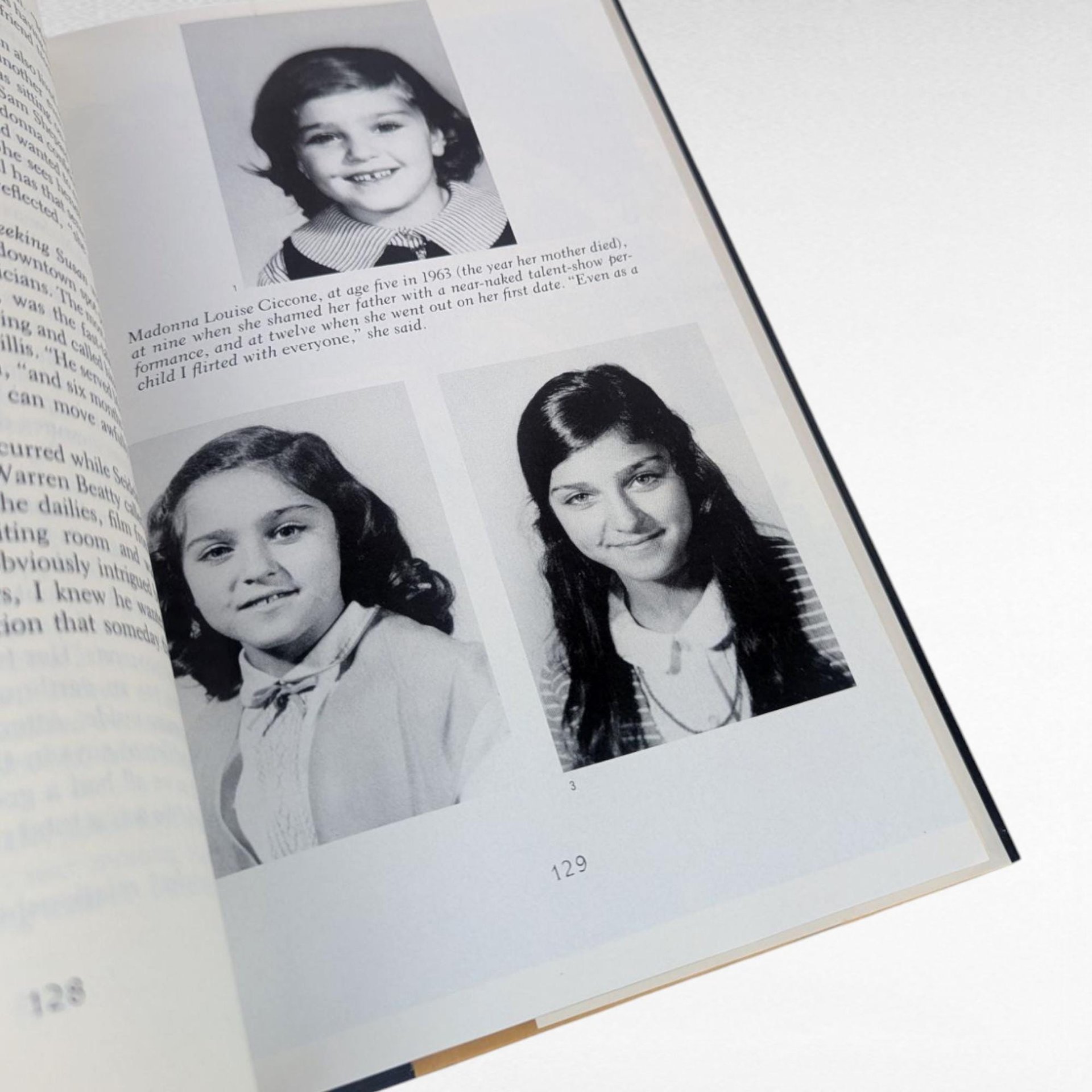 Vintage 1991 Madonna Unauthorized Biography Hardcover Book Christopher Andersen Pop Culture Icon Gift for Music Fans, Celebrity History