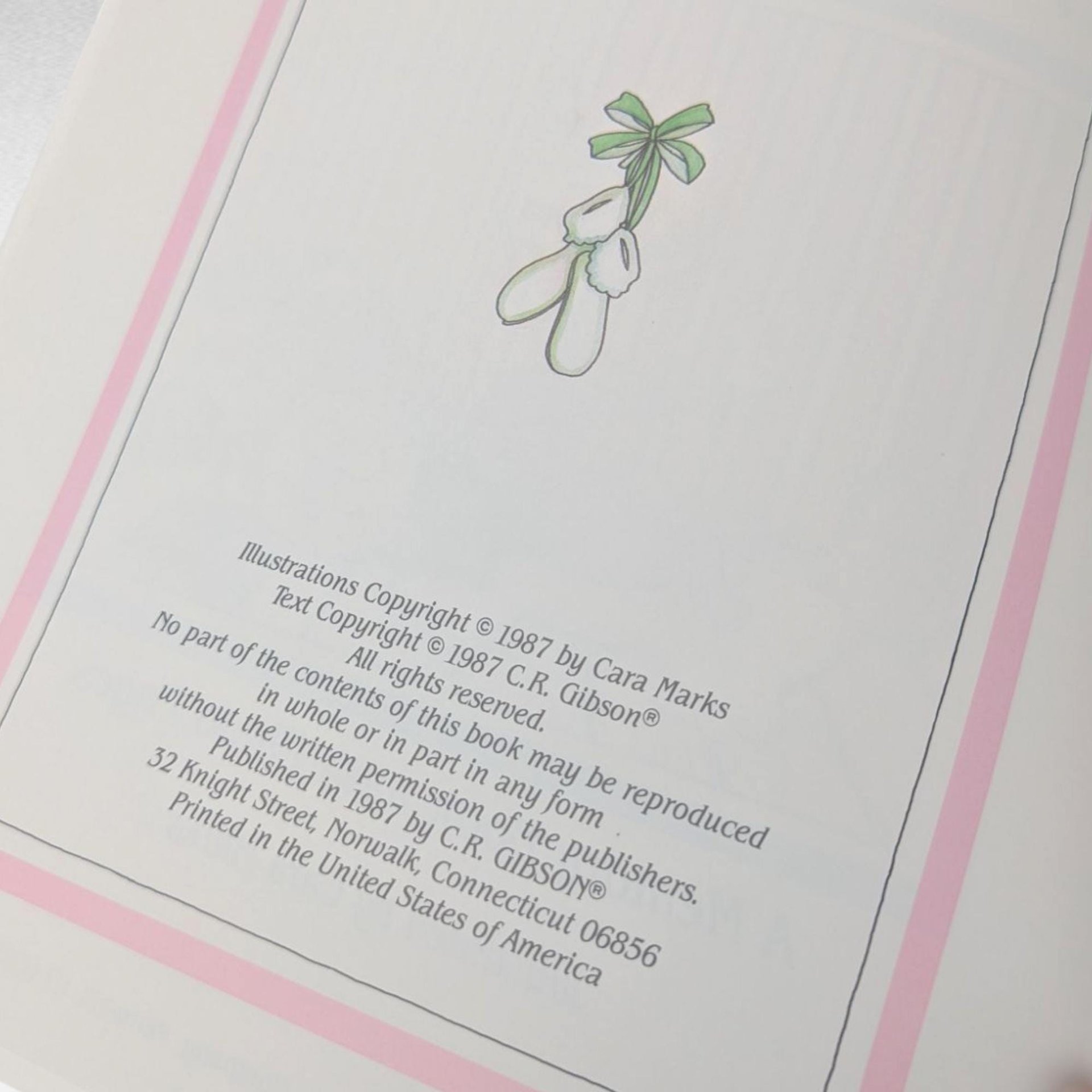 Vintage 1987 The Story of Baby Memory Book Cara Marks Illustrations C.R. Gibson Photo Album Keepsake Gift for New Parents, Baby Shower Gift