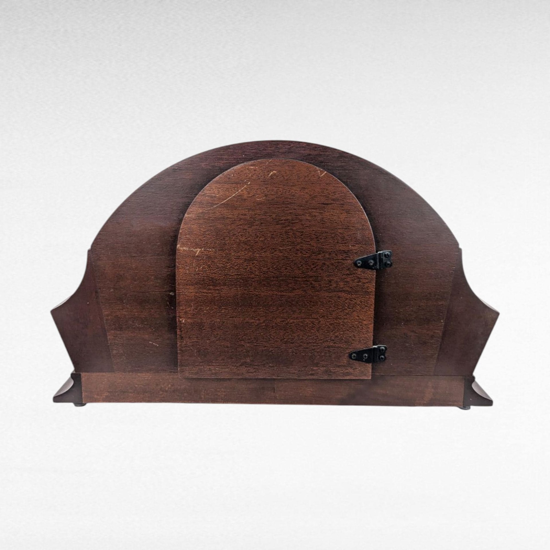 Vintage Seth Thomas Mantel Clock, Wood Case Console Clock, Untested Vintage Clock with Key, Home Decor