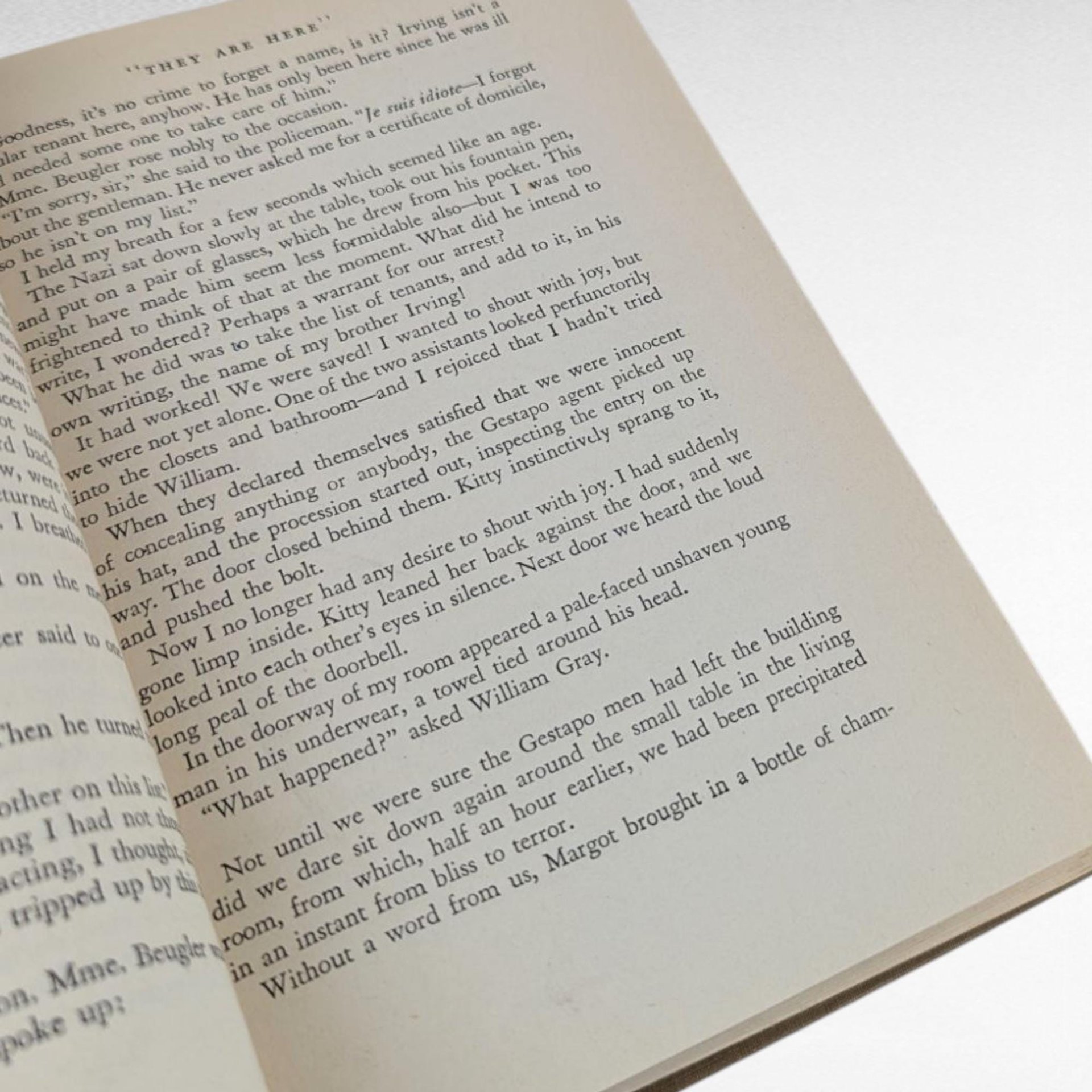 1943 Paris Underground Book Etta Shiber WWII Resistance Memoir Historical Literature Gift for History Buffs