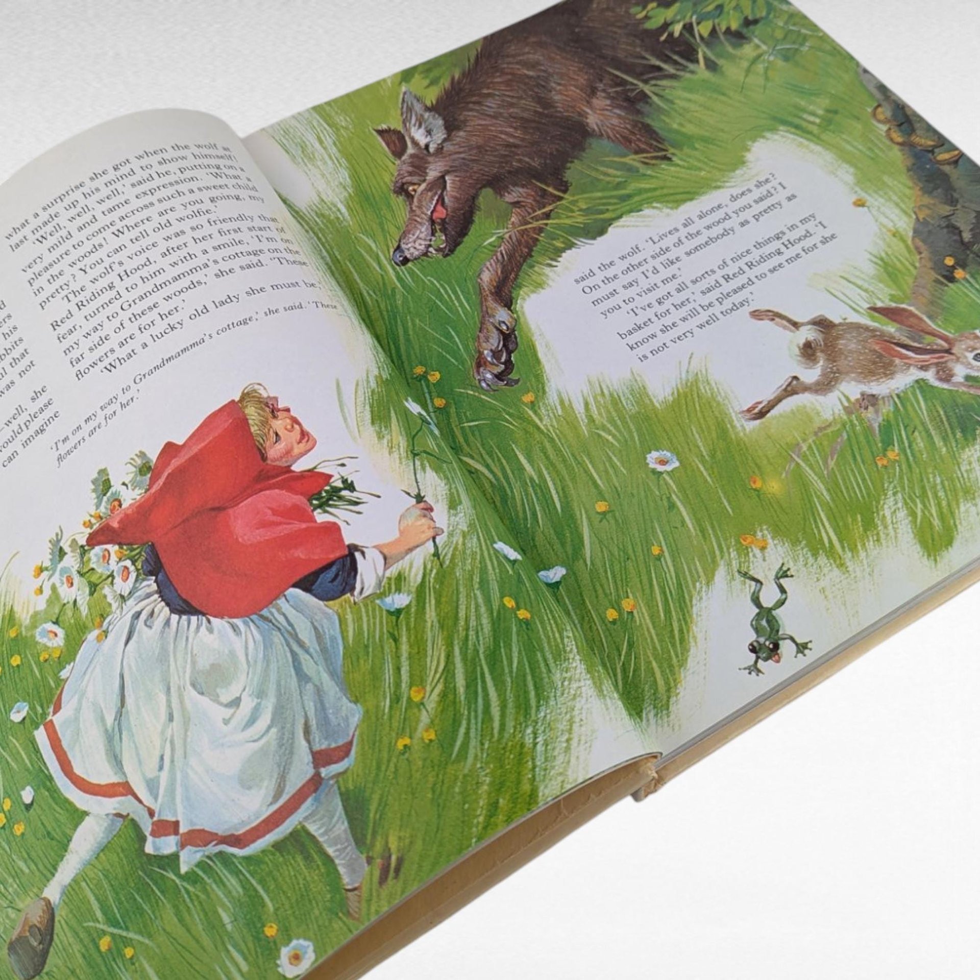 1984 Grimm Andersen Fairy Tales, Illustrated Hardcover, Children's Storybook, Gift for Kids