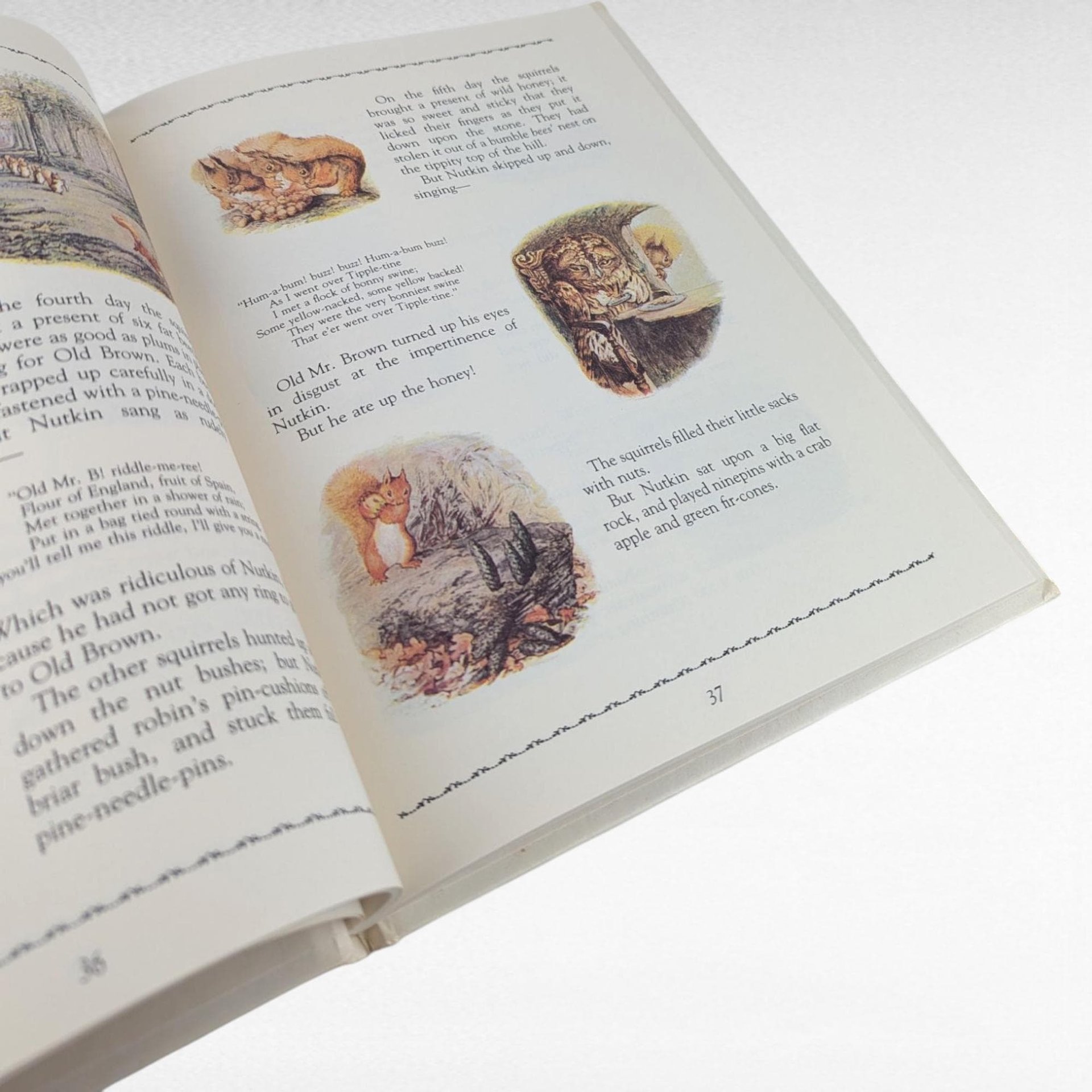 1980 Giant Treasury Peter Rabbit, Beatrix Potter Hardcover, Vintage Children's Book, Nursery Decor, Gift for Baby