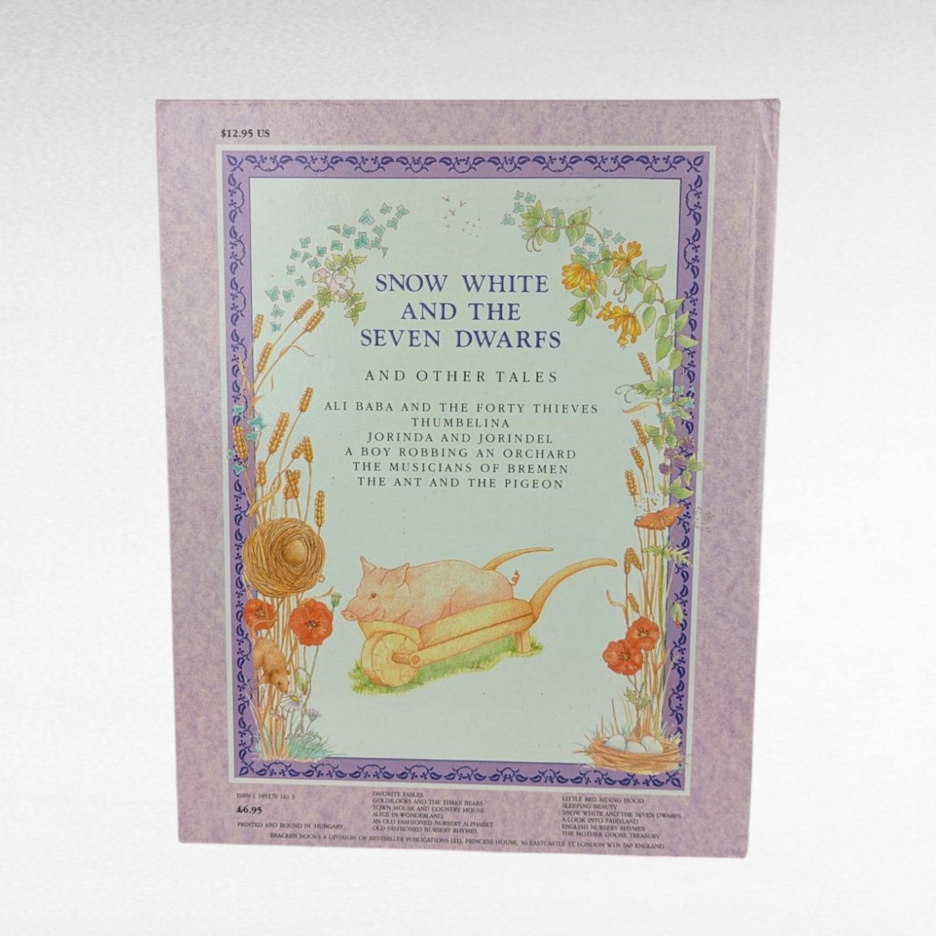 1988 Snow White Book, Jane Harvey Illustrations, Vintage Fairy Tales, Gift for Kids, Classic Storybook