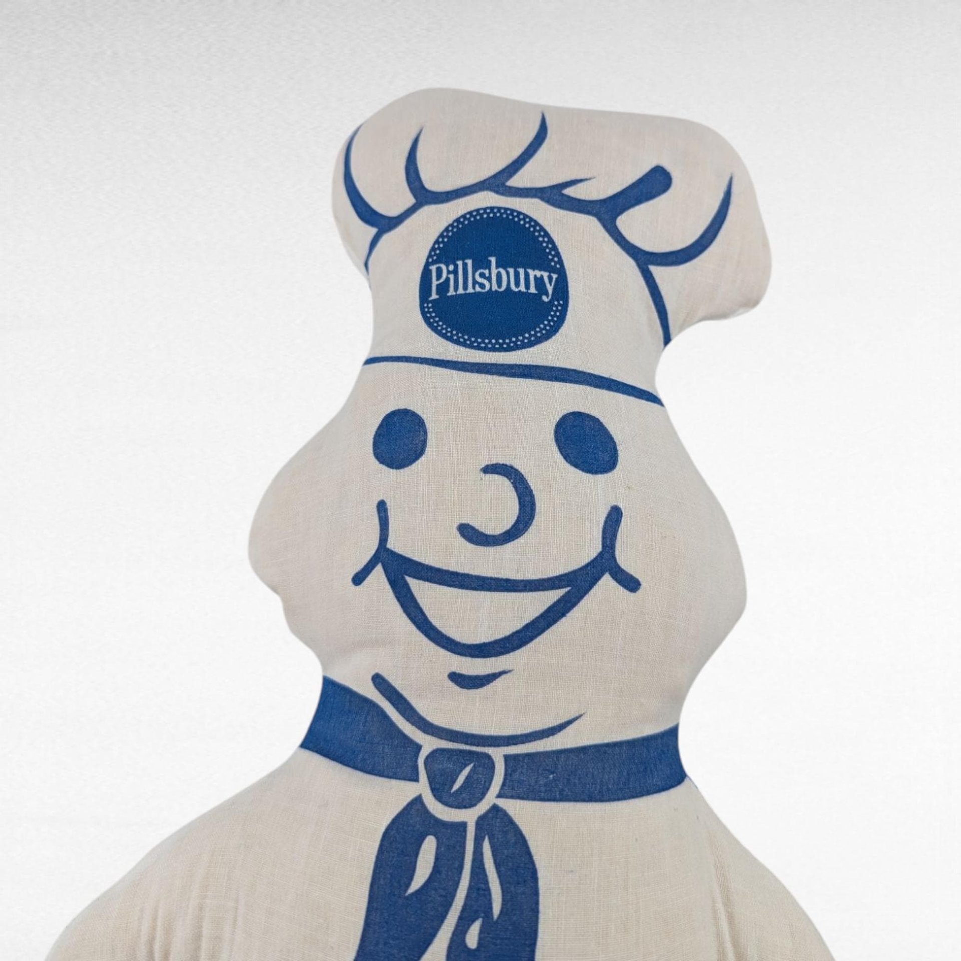 Vintage Pillsbury Doughboy Plush Toy, Collectible Advertising Mascot, Kitchen Decor, Nostalgic Gift