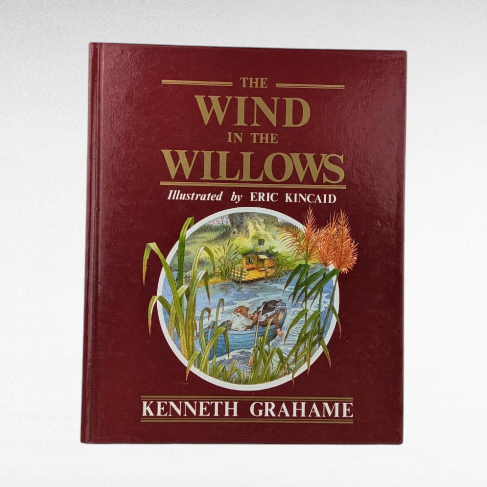 1987 Wind in the Willows Illustrated Hardcover, Classic Children's Literature Gift, Eric Kincaid Art