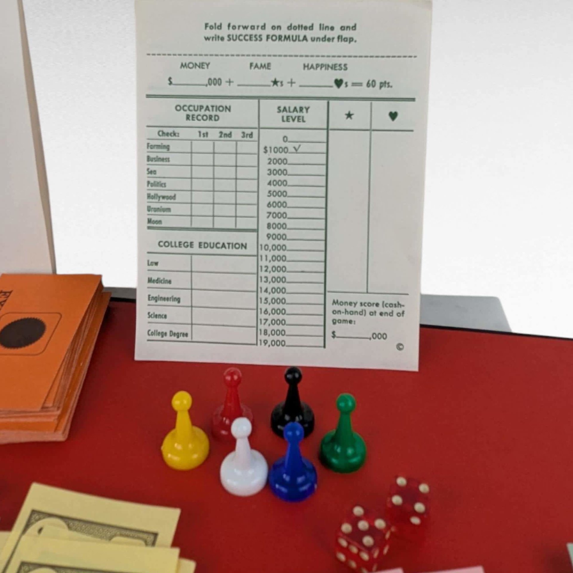 1965 Parker Brothers Careers Board Game Complete, Vintage Family Game Night, Classic Strategy Game with Instructions