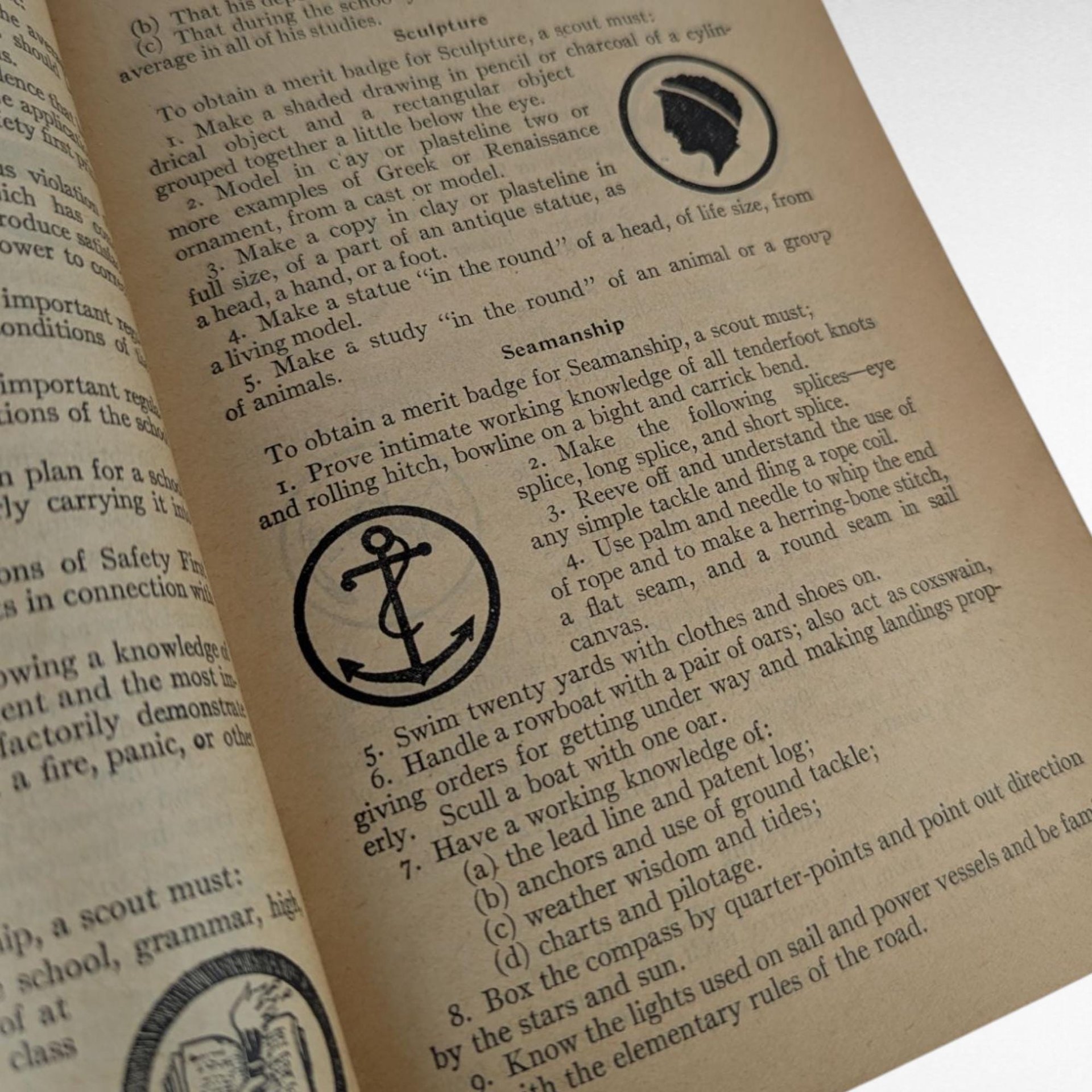 1917 Boy Scouts Handbook, Antique Scouting Collectible, Early BSA Manual, Historical Americana Gift