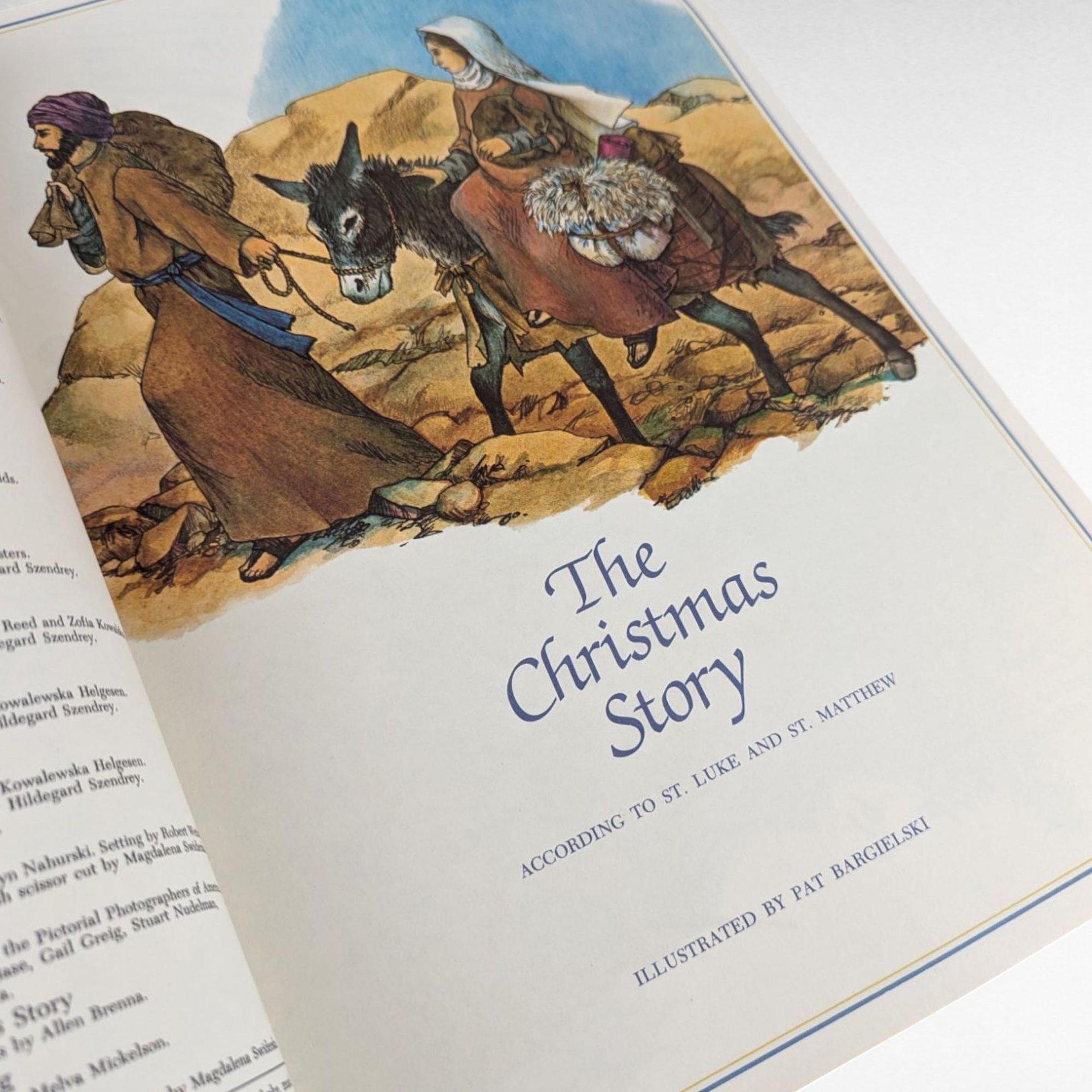 Vintage 1980s Christmas Literature Art Annuals Set of 3 Holiday Reading