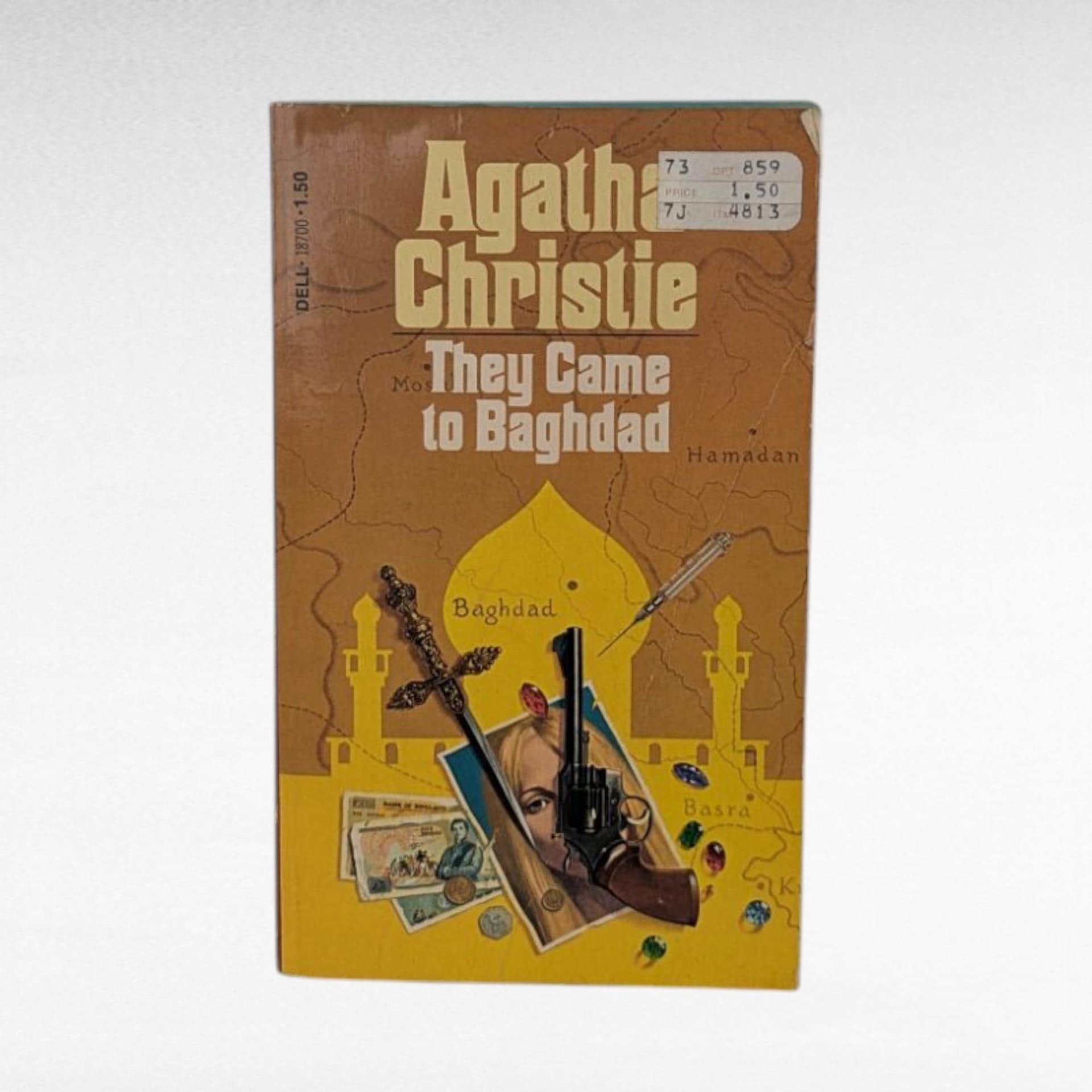 Vintage Agatha Christie Softcover Book Set 4 Mystery Novels Gift for Reader