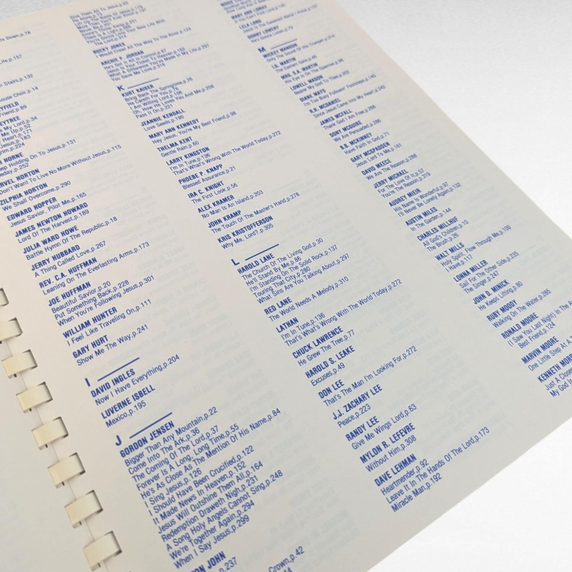 1983 Gospel Songbook, Vintage Christian Music, Over 500 Songs, Gift for Church Musician