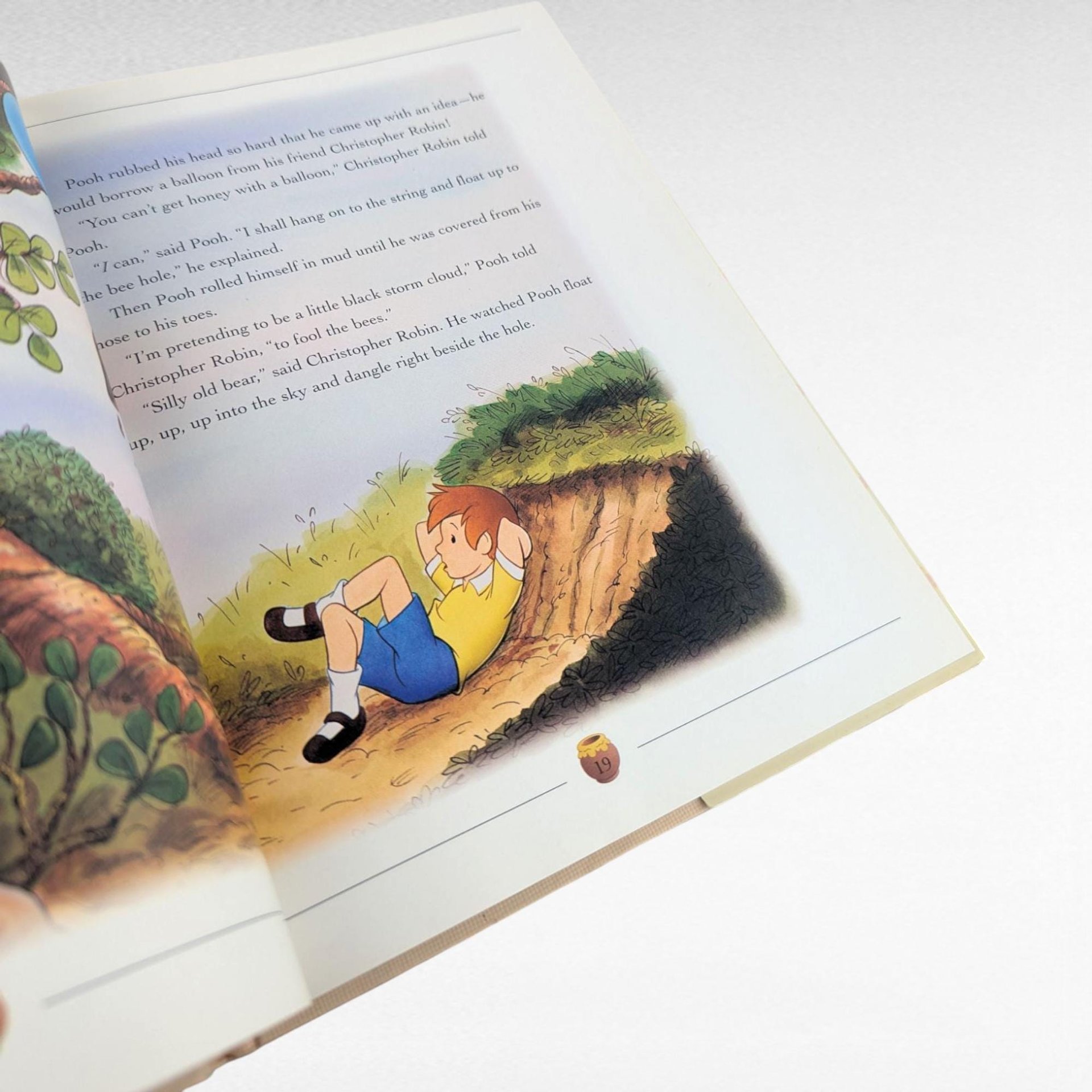 1990s Winnie the Pooh Hardcover Book, Disney Treasury, Vintage Children's Book, Pooh Bear Stories, Gift for Kids, Nursery Decor
