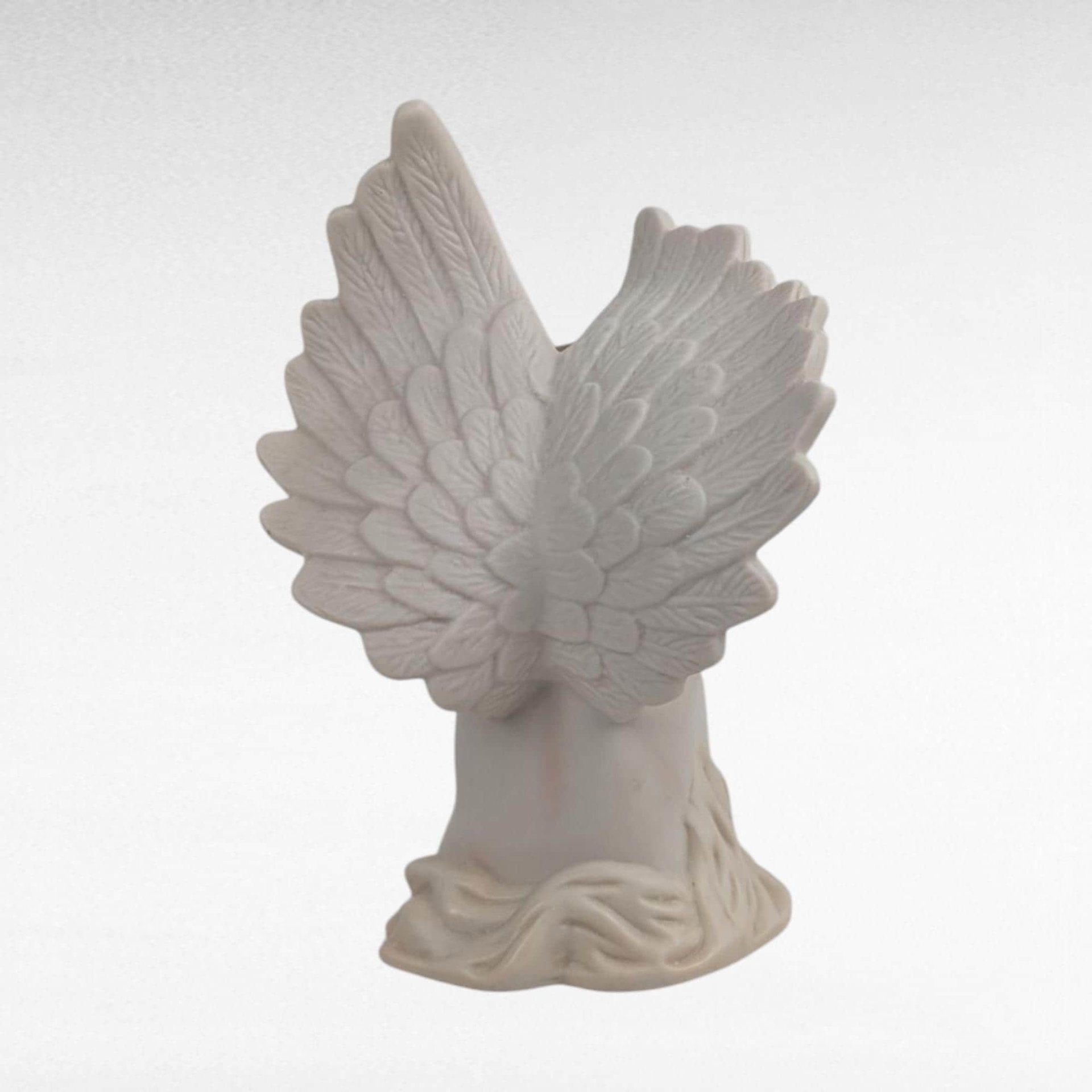 1997 SCS Angel Figurine, Ceramic Cherub, Vintage Home Decor, Guardian Angel Gift, Collectible Angel