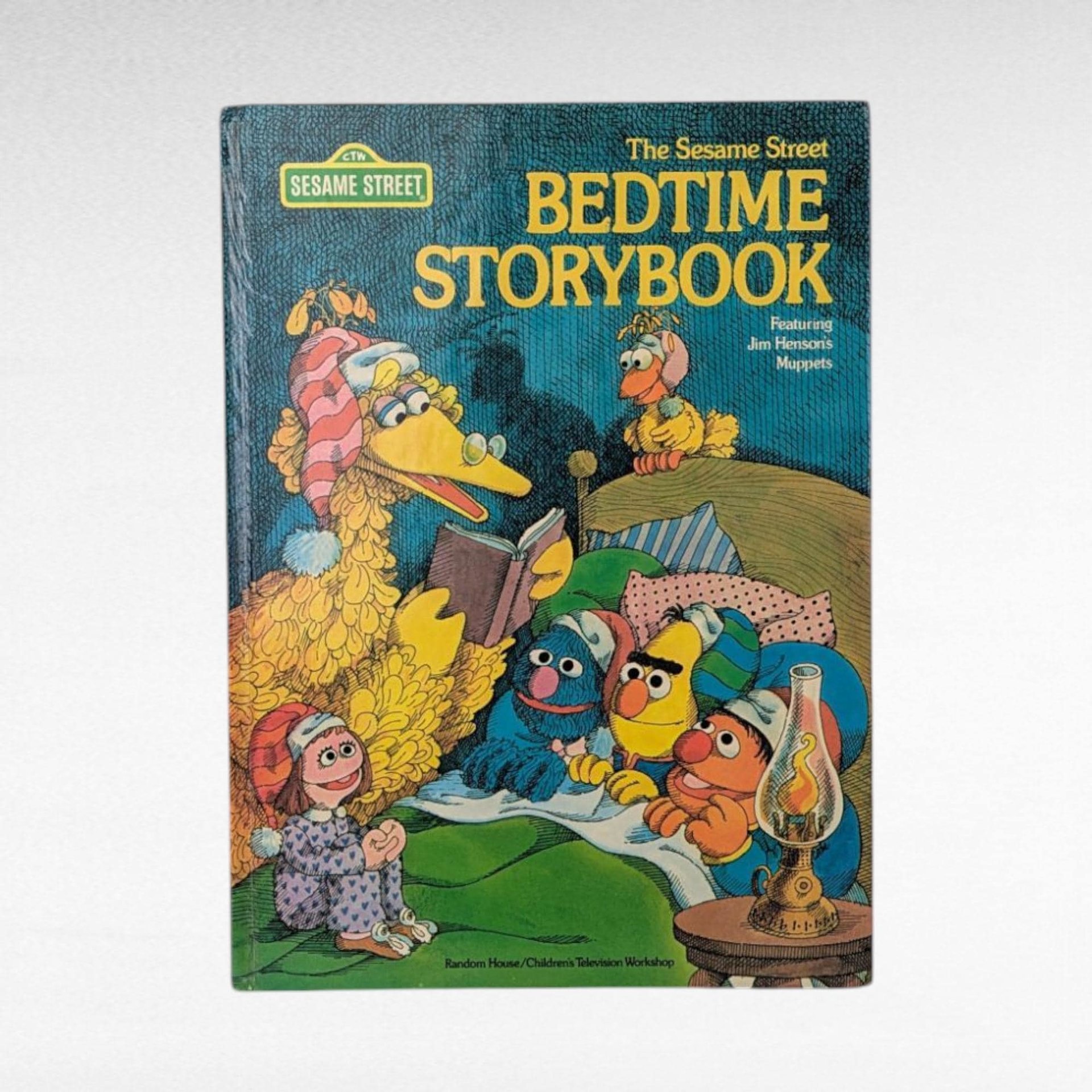 1978 Sesame Street Bedtime Storybook, Hardcover, Jim Henson's Muppets, Vintage Children's Book, Classic Characters