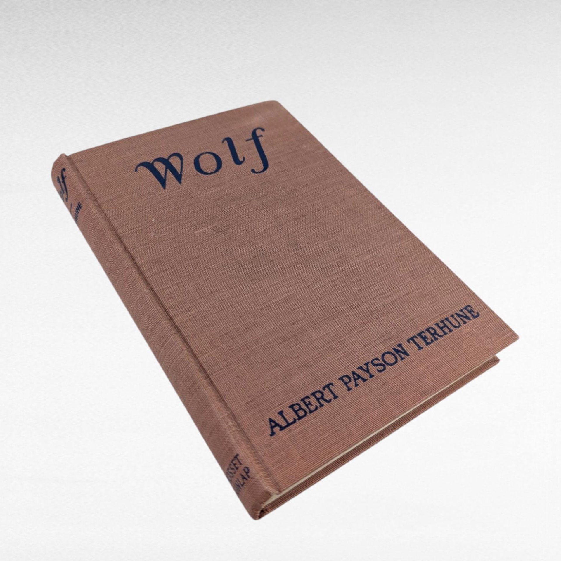 1925 Wolf, Albert Payson Terhune, Hardcover, Vintage, Dog Story, Gift for Animal Lovers