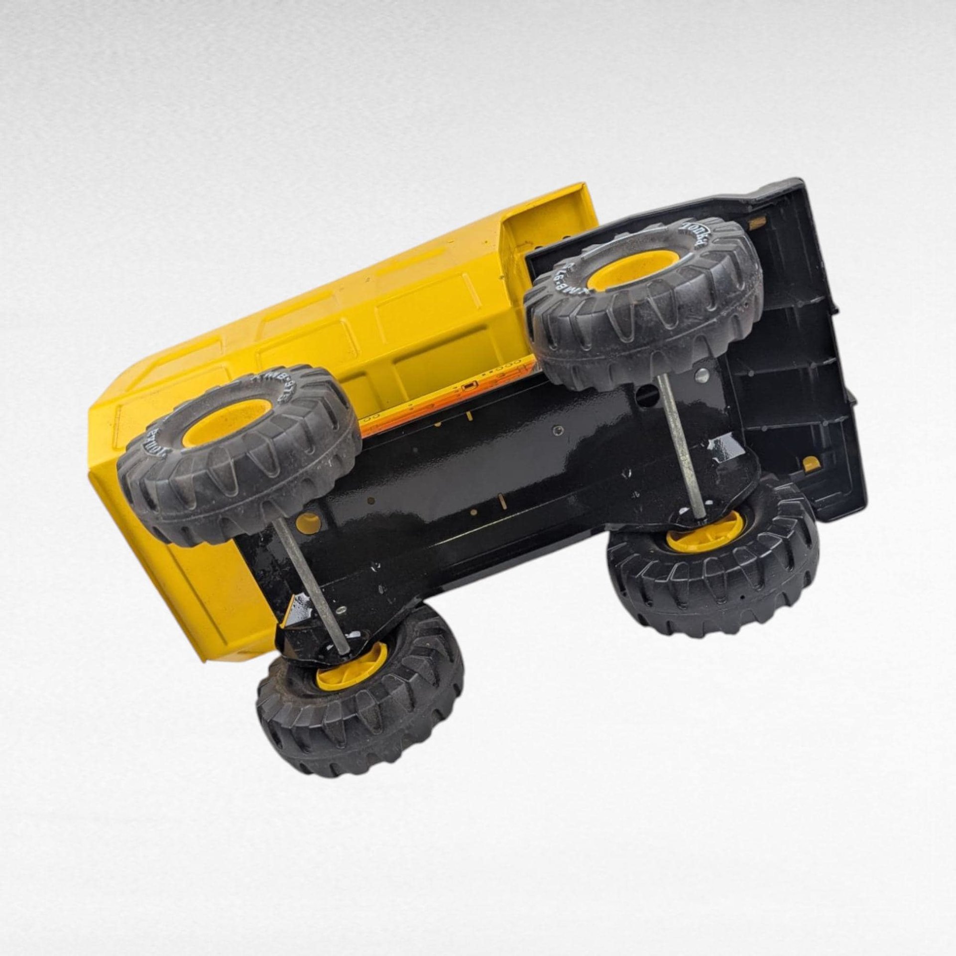 Vintage Yellow Tonka Turbo Diesel Dump Truck Toy, Classic Metal Truck for Collector, Kids Play, Construction Decor