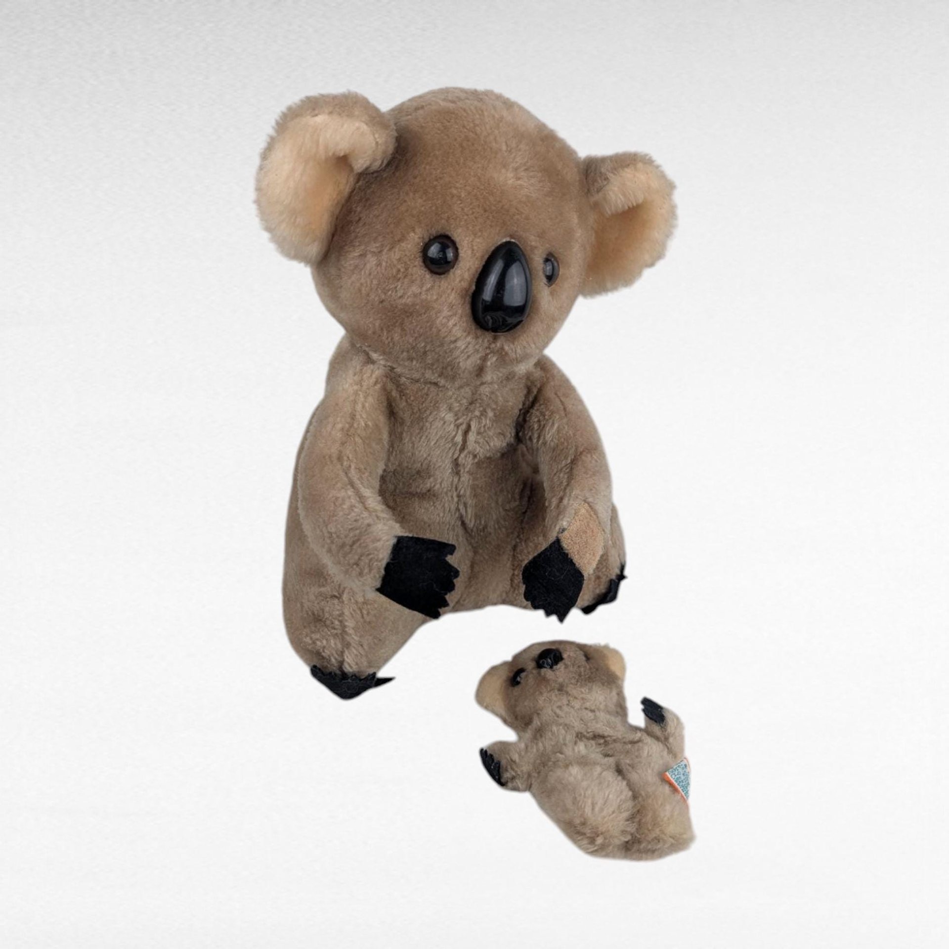 Vintage 1978 Dakin Koala Plush with Baby, Mama and Baby Koala Stuffed Animal, Collectible Dakin Toy