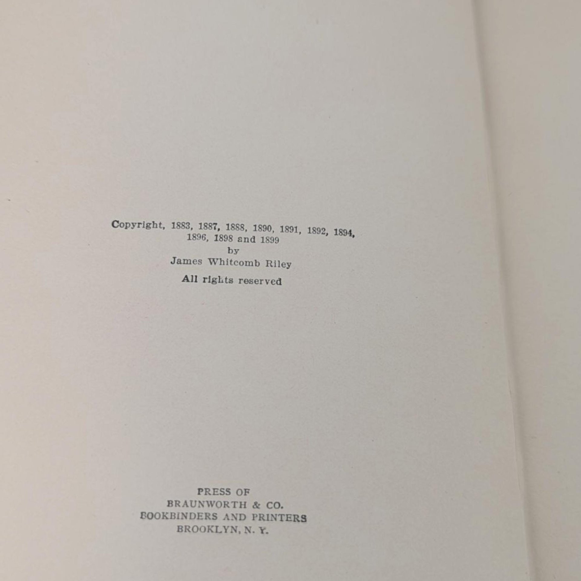1899 James Whitcomb Riley Love Lyrics Book, Antique Poetry with Life Pictures, Literary Gift