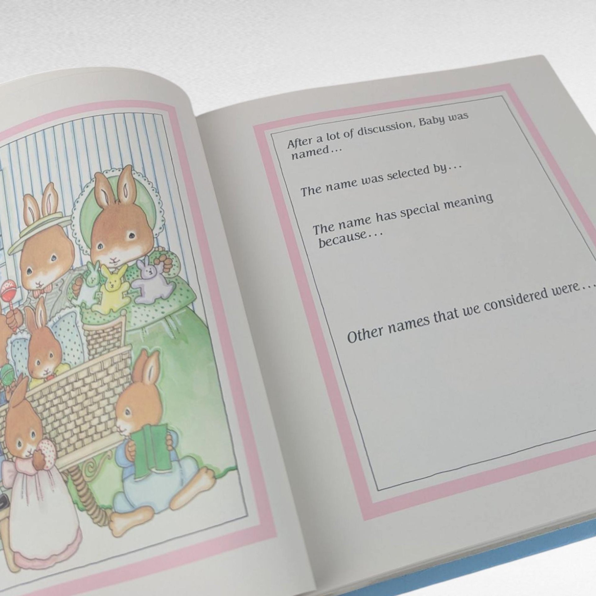 Vintage 1987 The Story of Baby Memory Book Cara Marks Illustrations C.R. Gibson Photo Album Keepsake Gift for New Parents, Baby Shower Gift