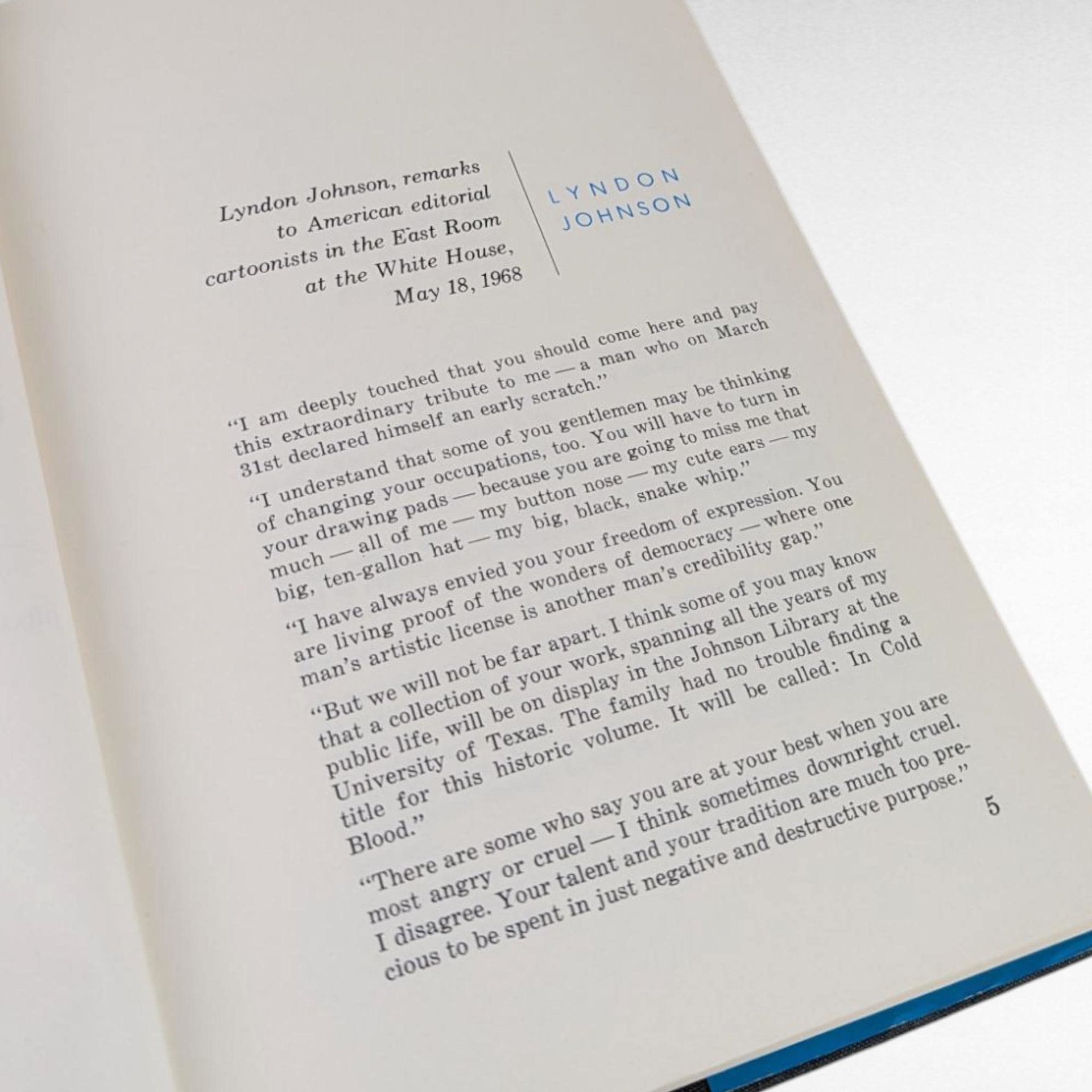 1969 Hey Hey LBJ Autographed Hardcover, Scott Long Political Humor Book, Vintage LBJ Memorabilia, Gift for History Buff