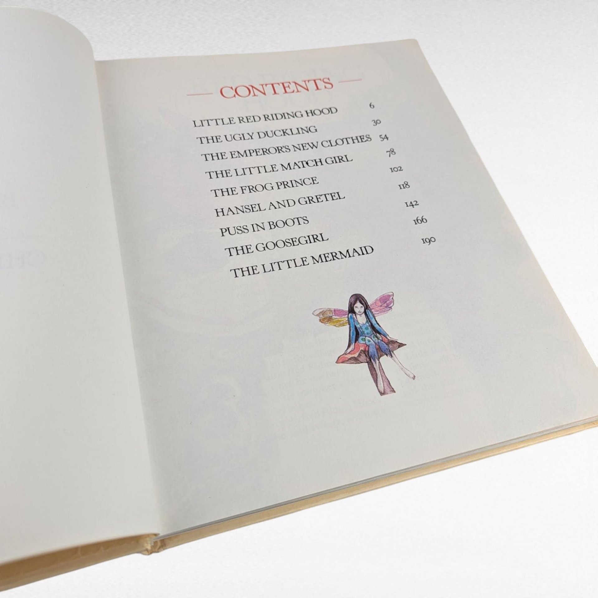 1984 Grimm Andersen Fairy Tales, Illustrated Hardcover, Children's Storybook, Gift for Kids