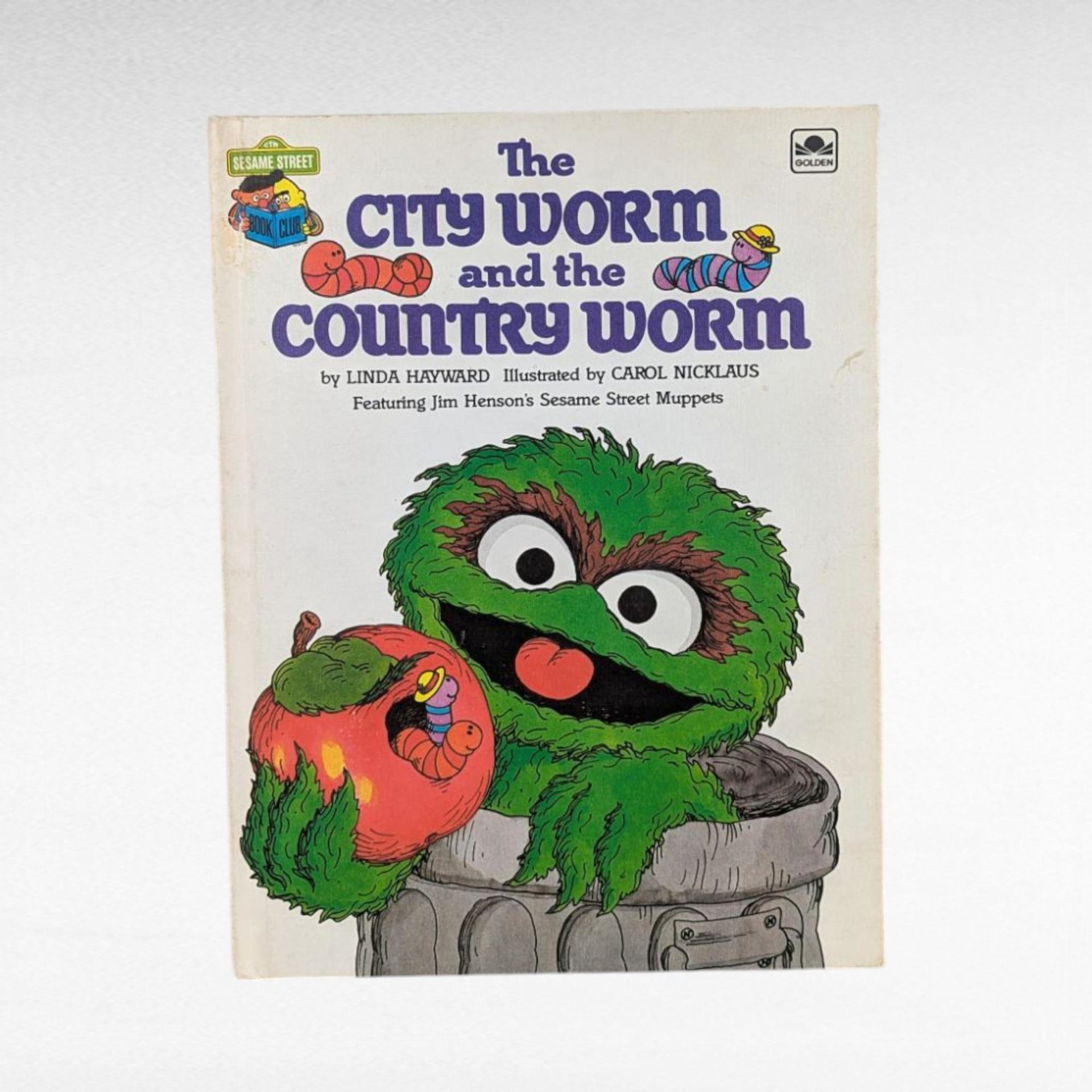 Vintage Sesame Street Book, 1980s Hardcover, Choose Your Title, Jim Henson, Kids Book, Nursery Decor