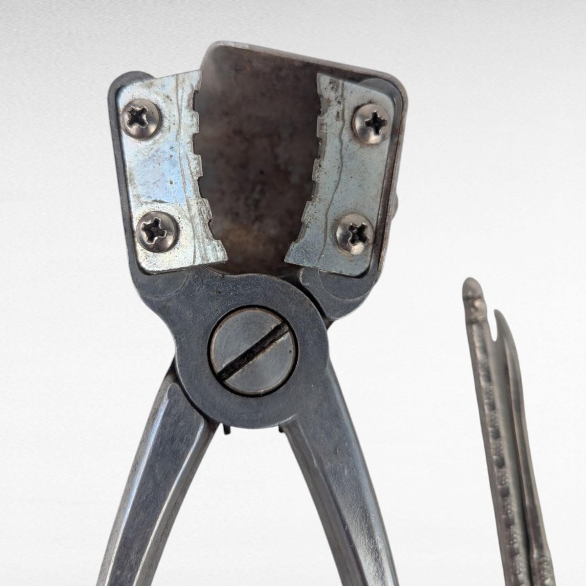 Vintage York Texan Nut Sheller Tool with Picks, Whole Nut Meat Removal, Farmhouse Kitchen Decor, Gift for Foodie
